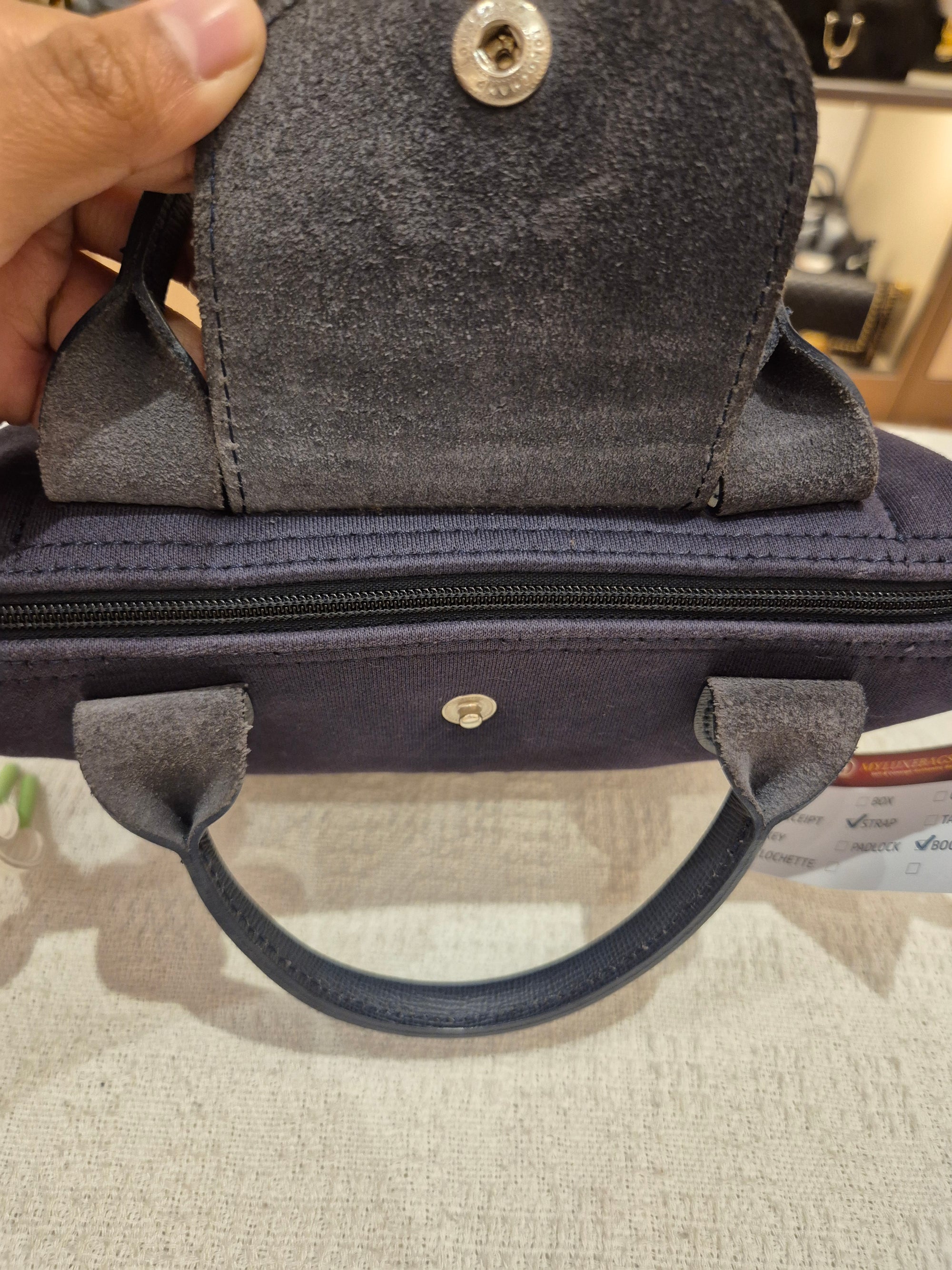 Longchamp Le Pliage Collection XS Navy