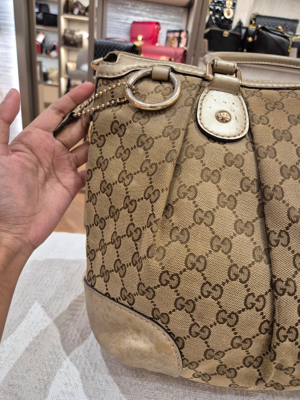 Gucci Sukey Monogram Canvas