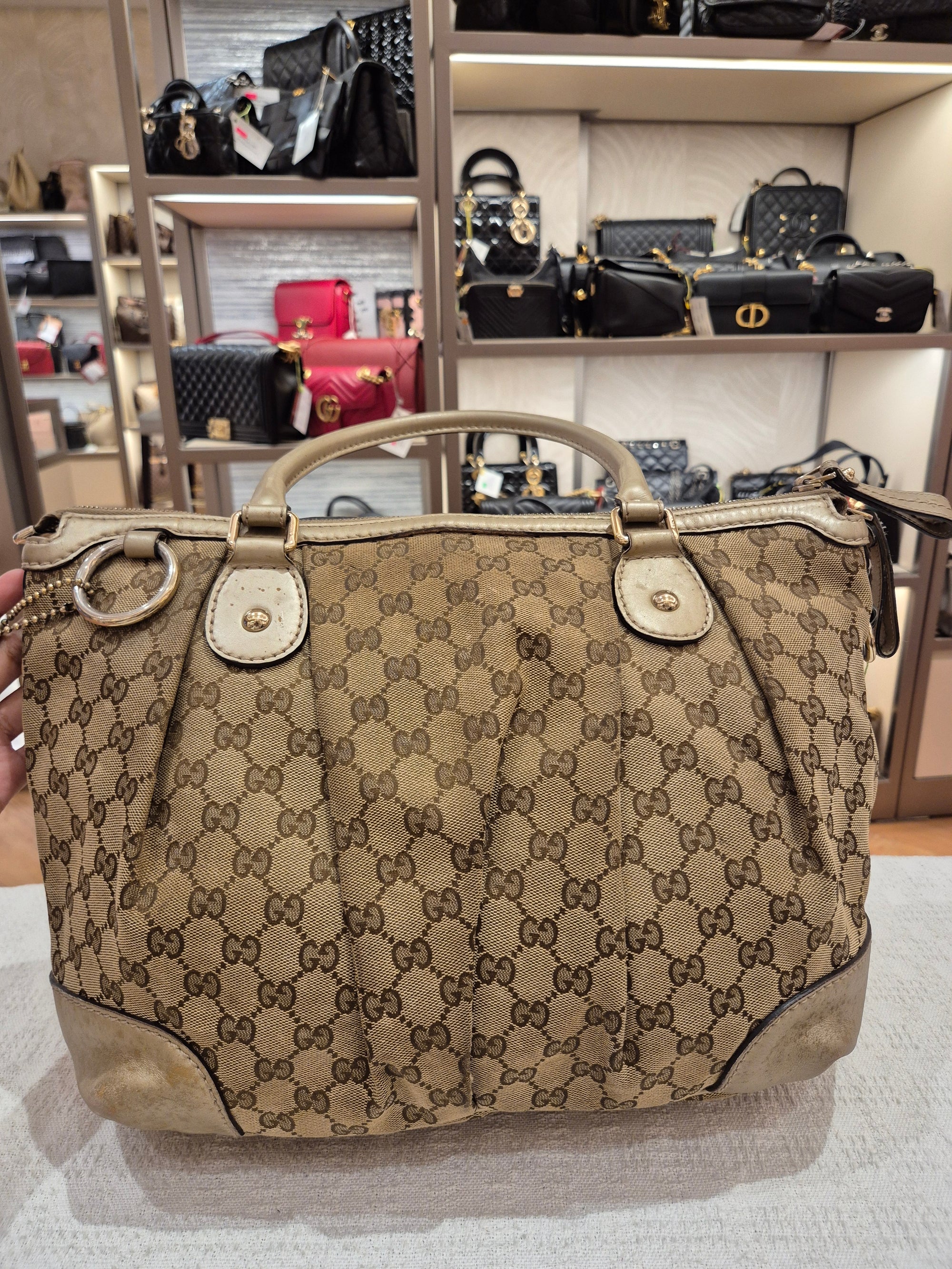Gucci Sukey Monogram Canvas