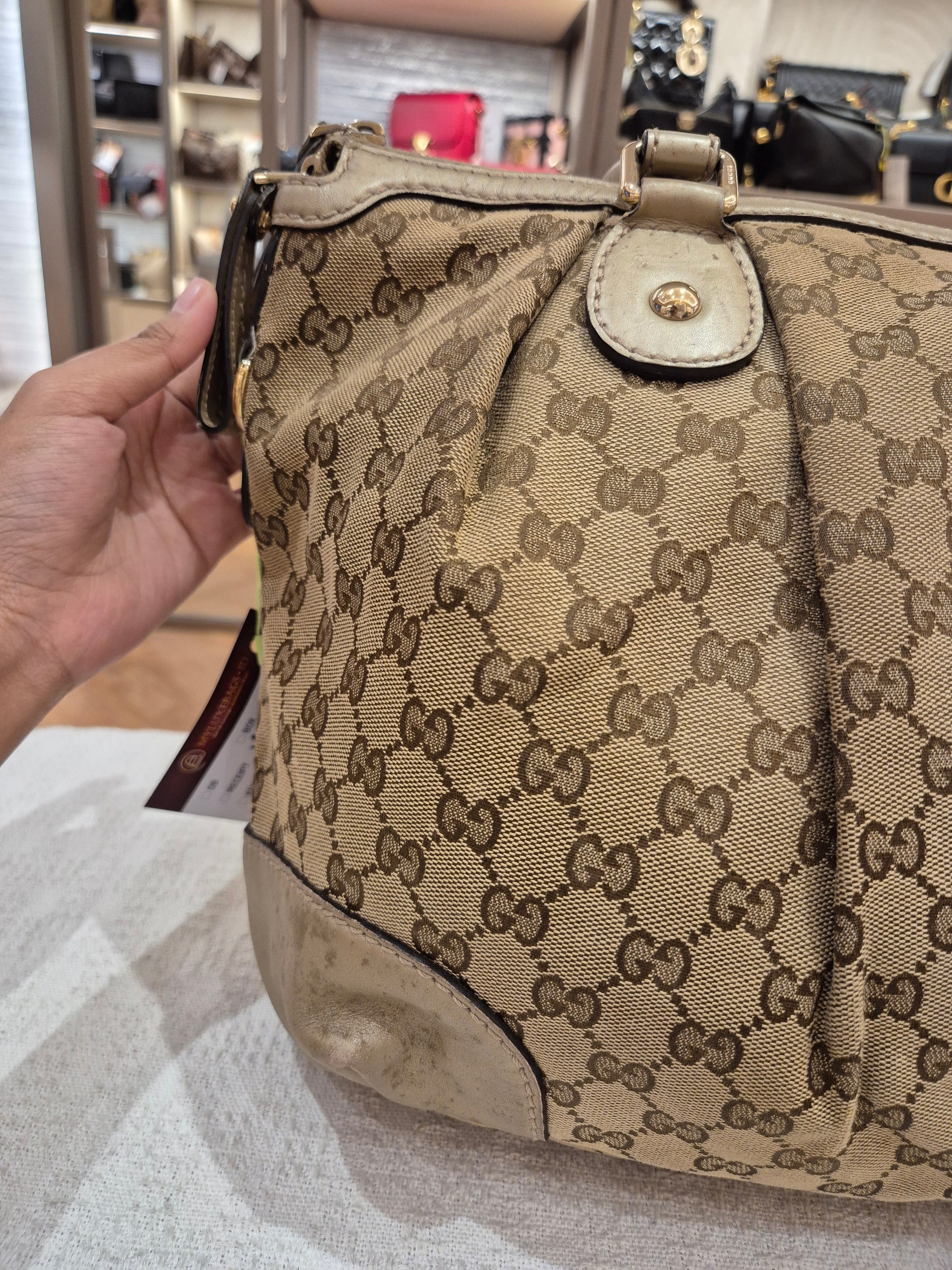 Gucci Sukey Monogram Canvas
