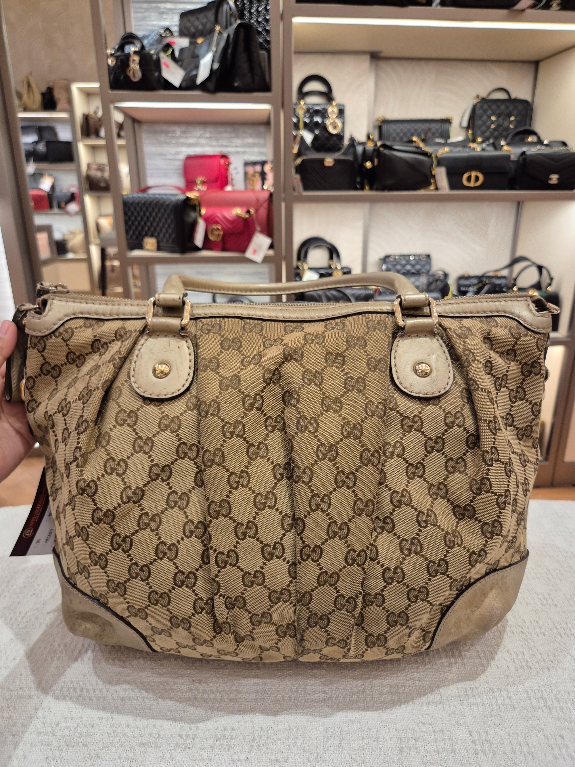 Gucci Sukey Monogram Canvas