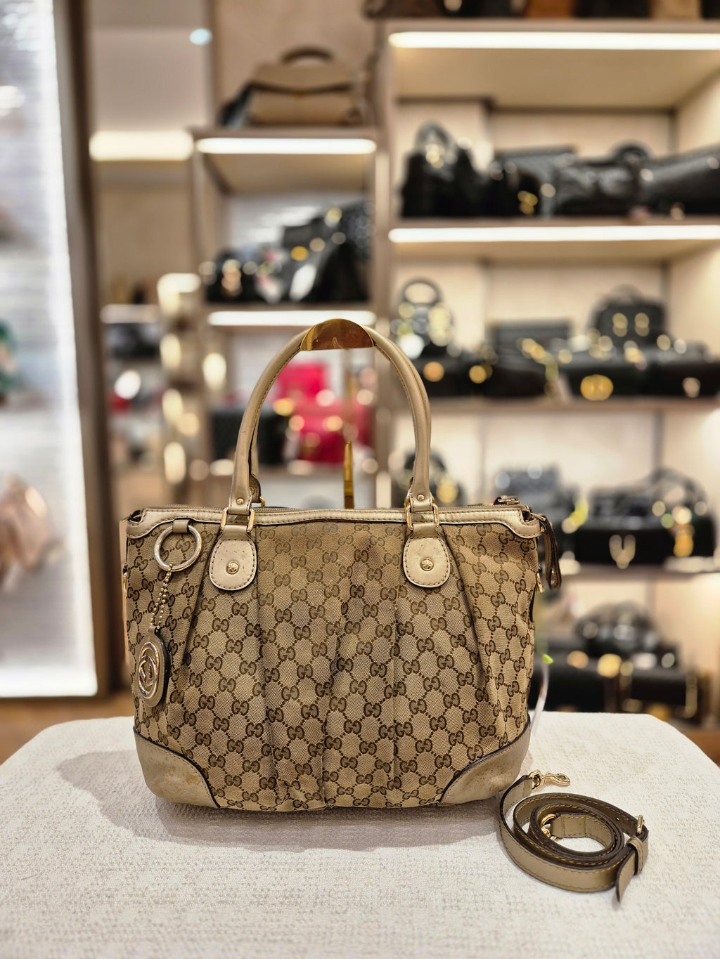 Gucci Sukey Monogram Canvas