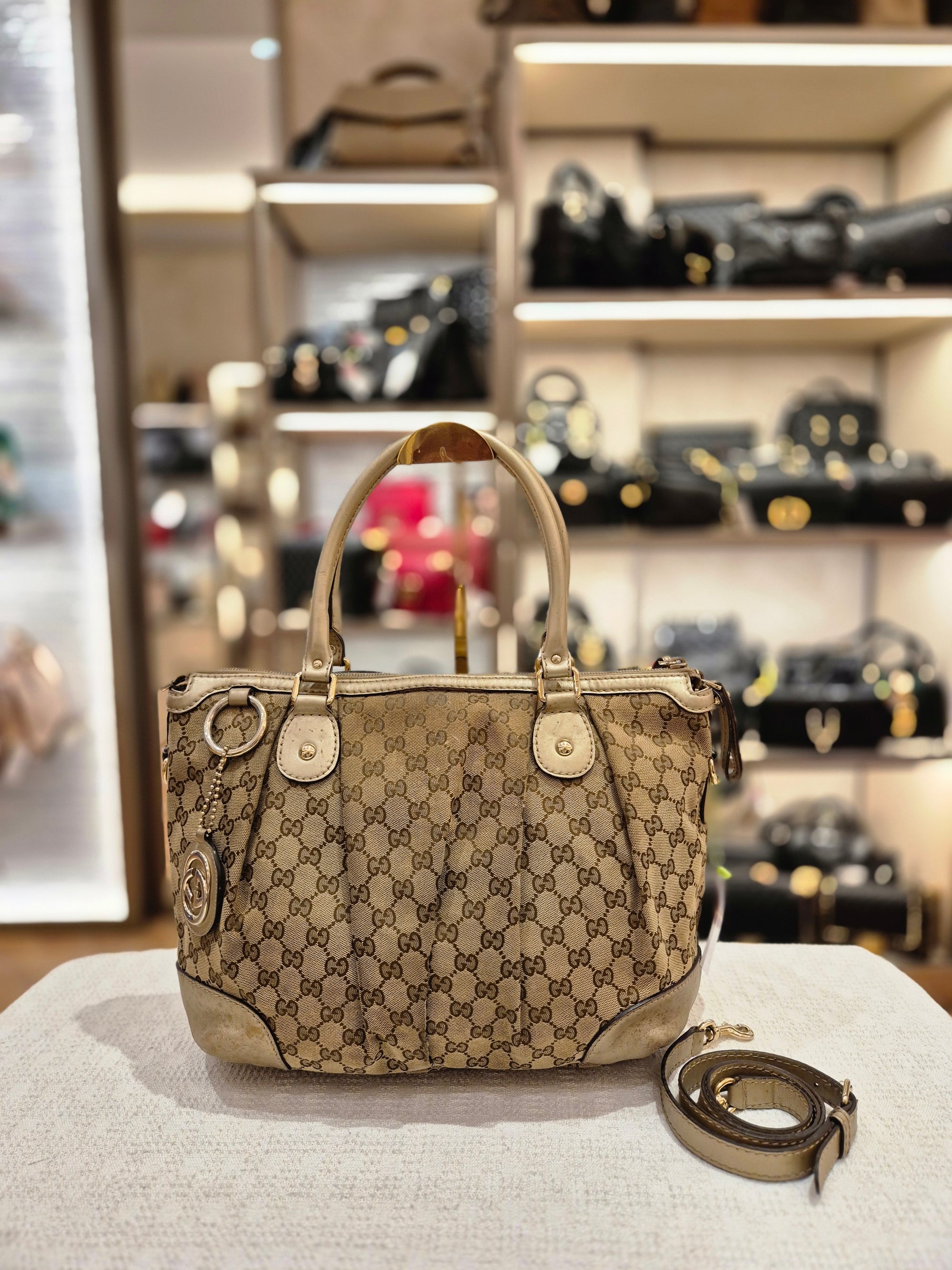Gucci Sukey Monogram Canvas