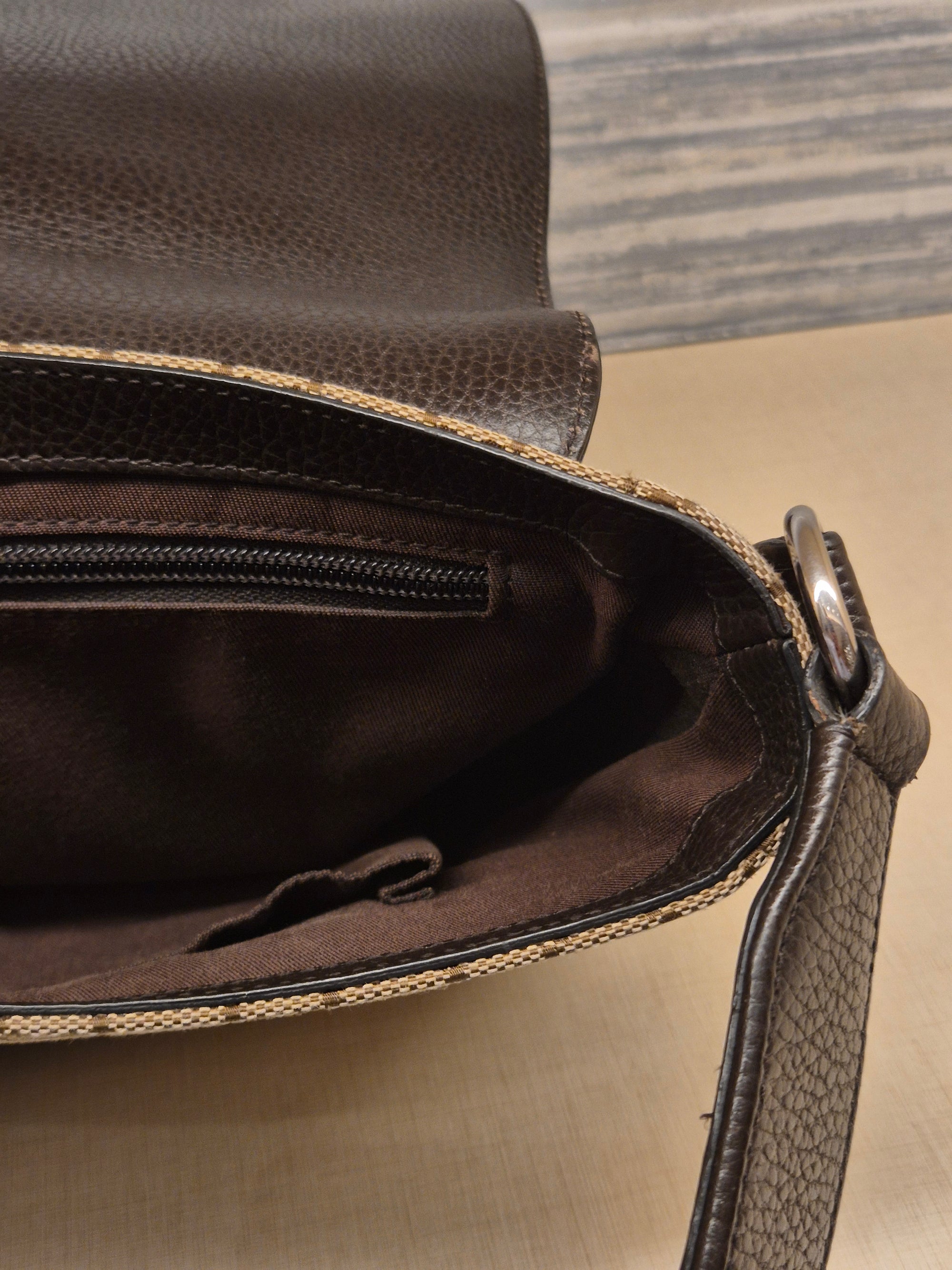 Gucci Mesenger Canvas Flap Monogram