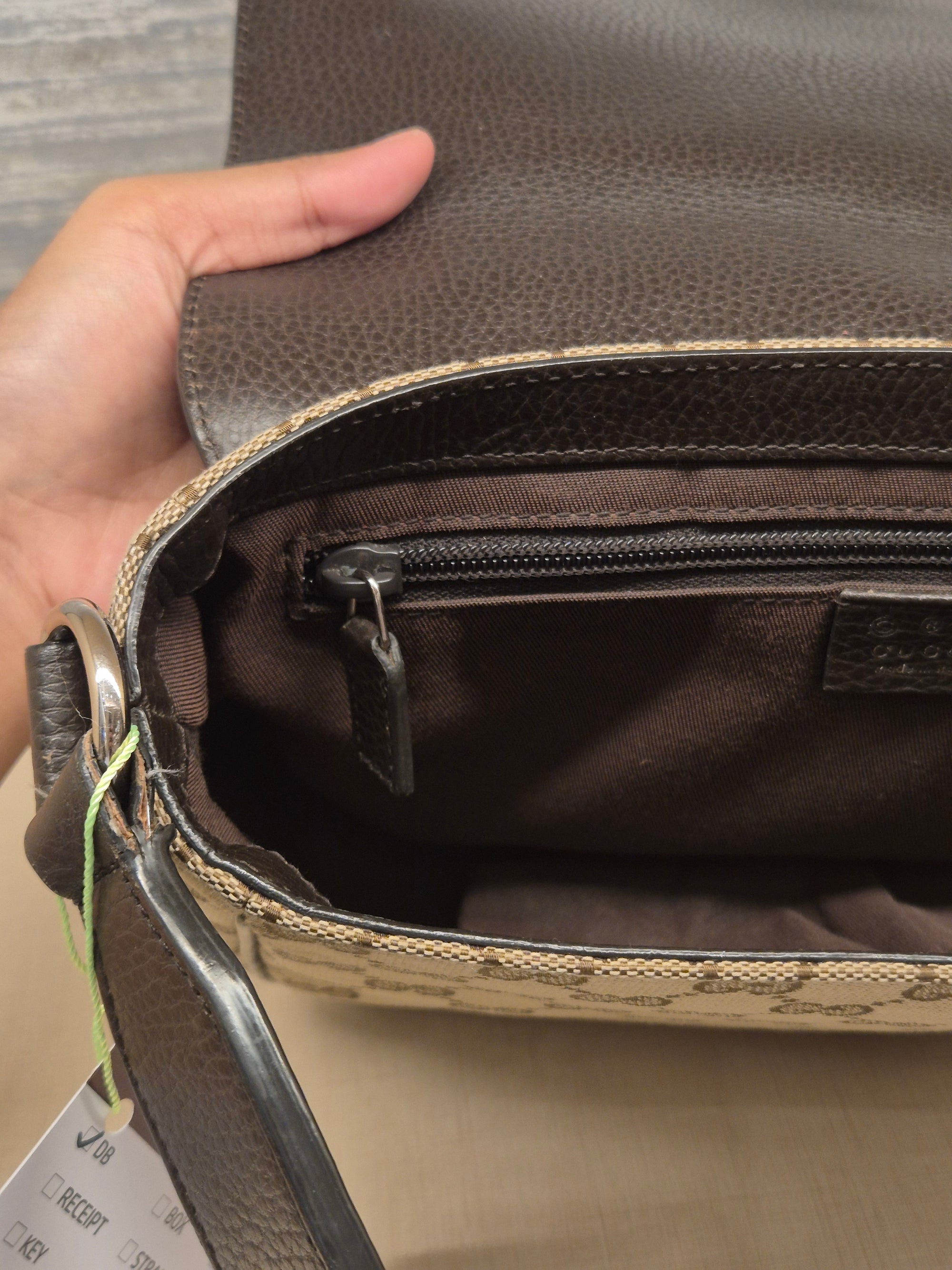 Gucci Mesenger Canvas Flap Monogram