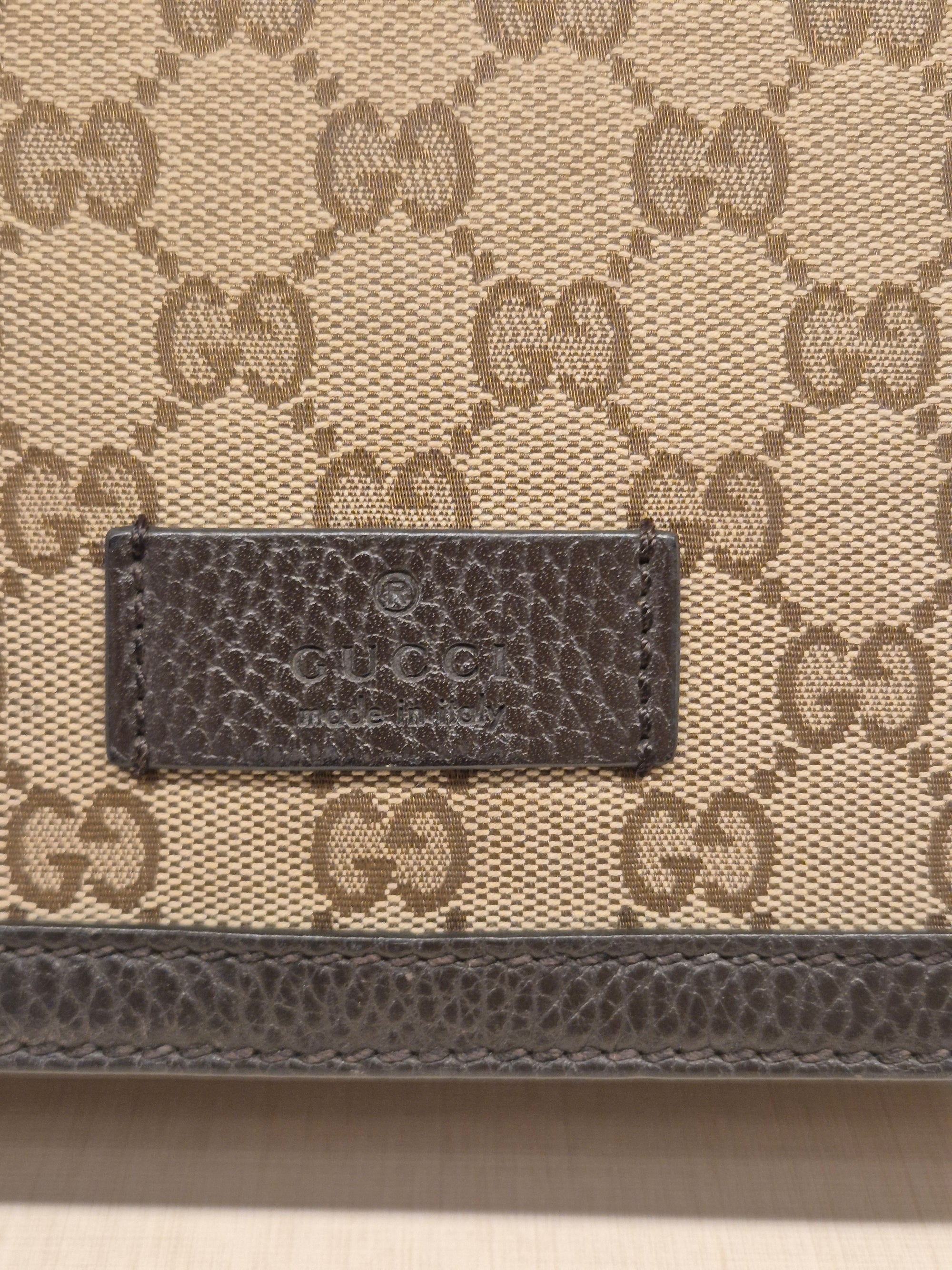 Gucci Mesenger Canvas Flap Monogram
