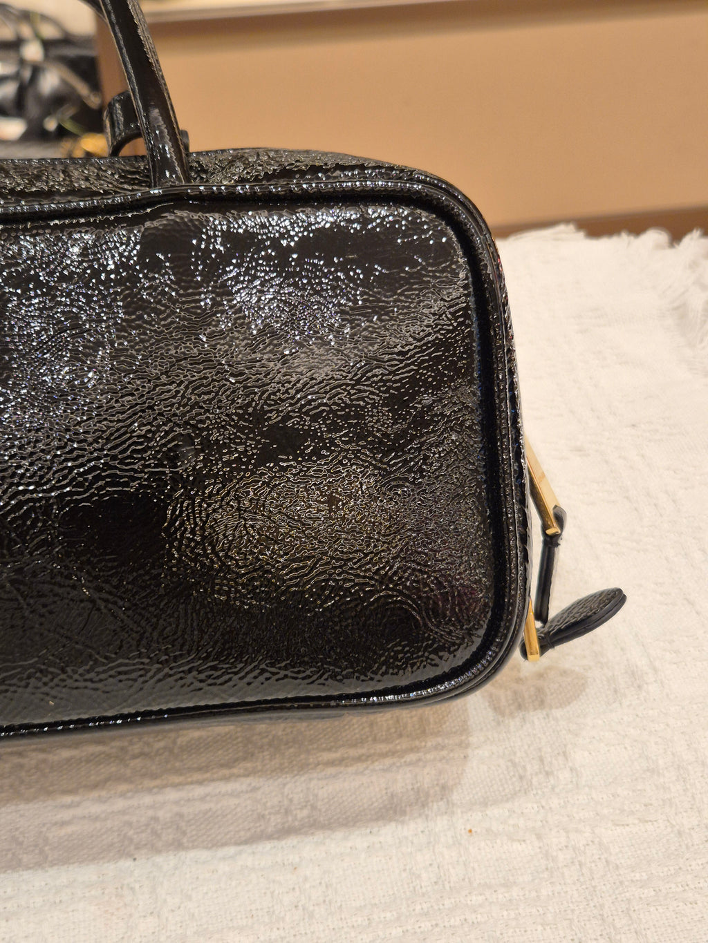 Miu Miu Beau Patent Leather Tote