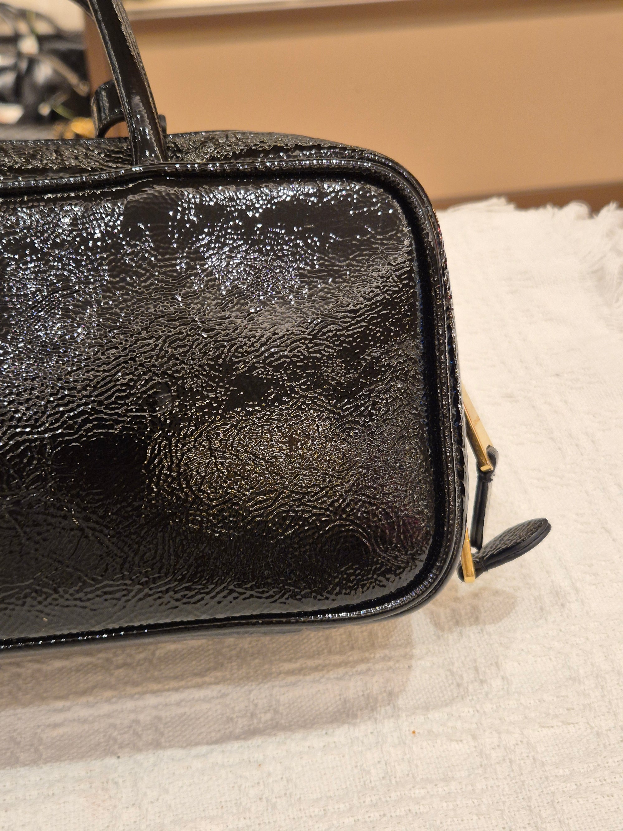 Miu Miu Beau Patent Leather Tote