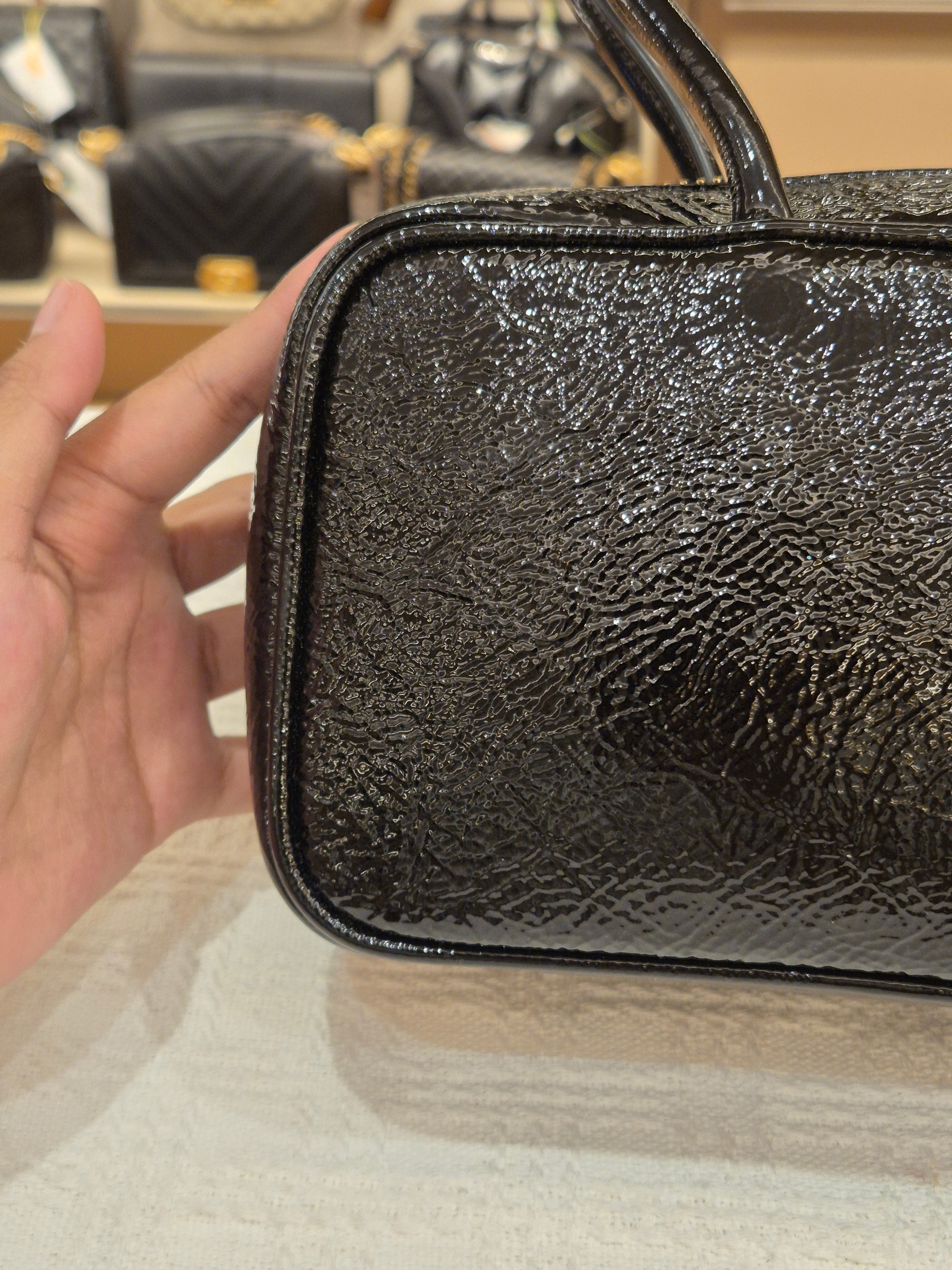Miu Miu Beau Patent Leather Tote