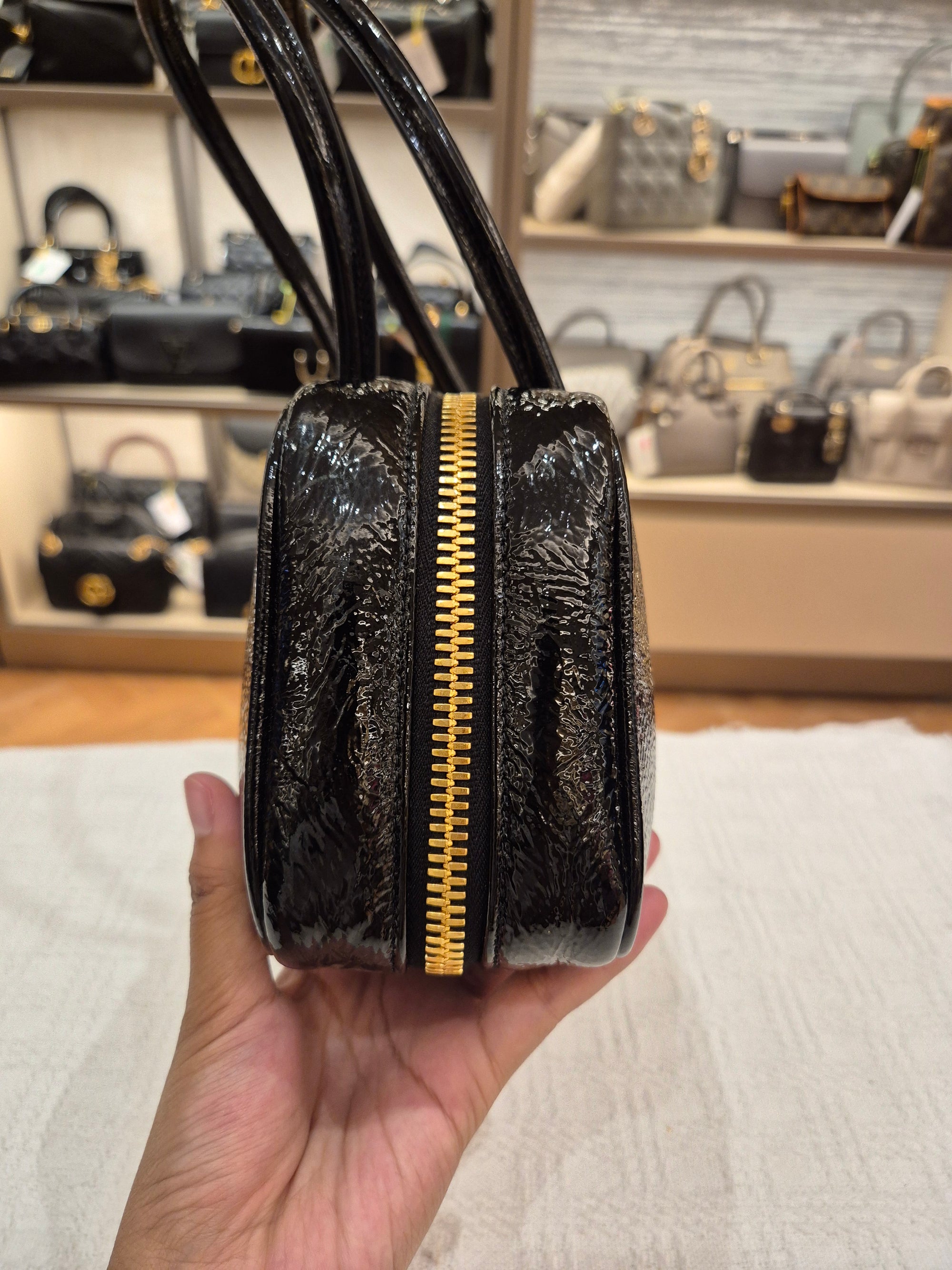 Miu Miu Beau Patent Leather Tote