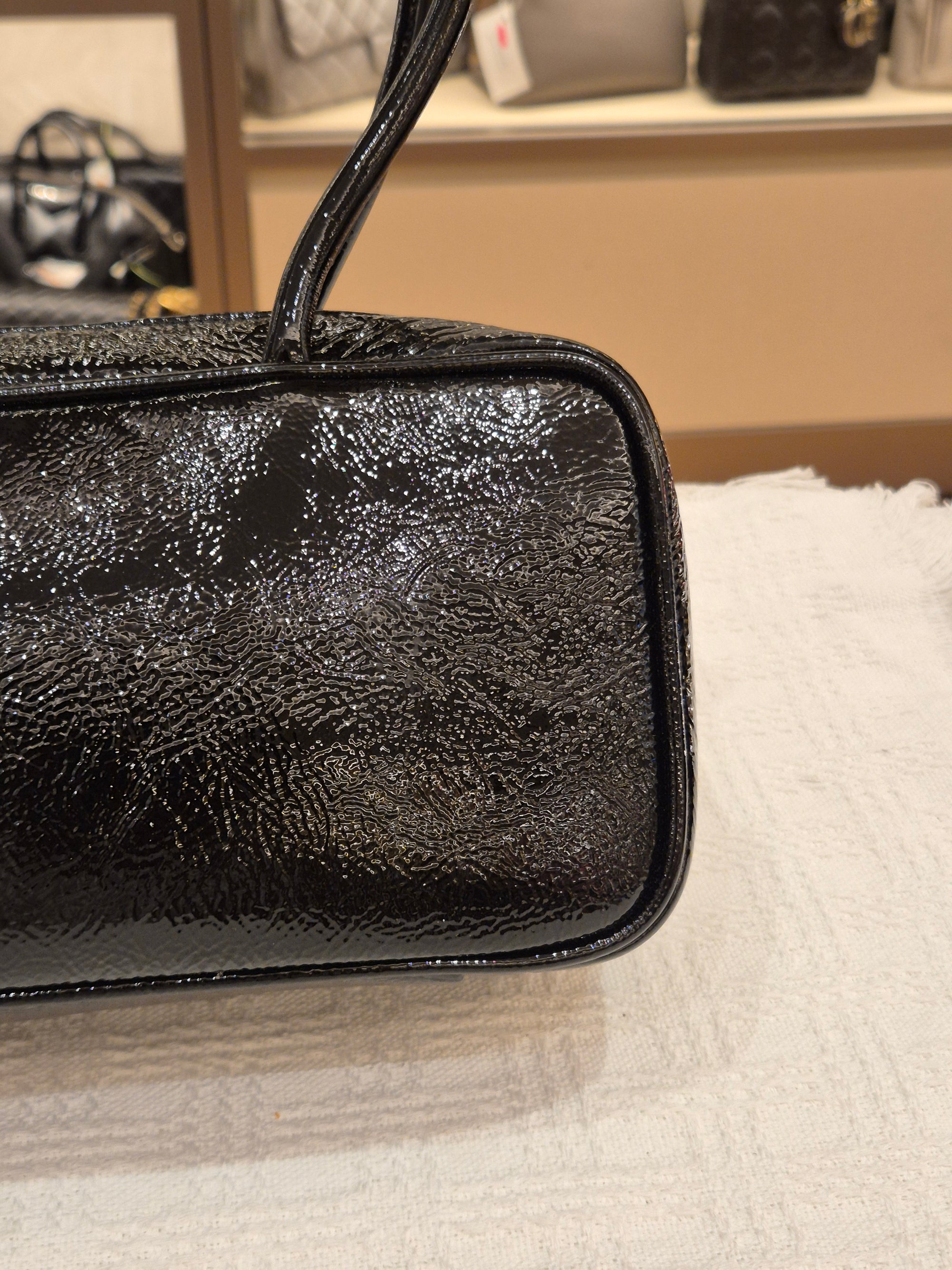 Miu Miu Beau Patent Leather Tote