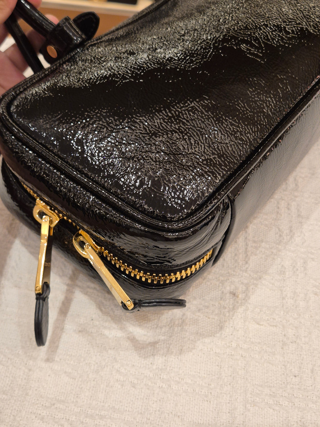 Miu Miu Beau Patent Leather Tote