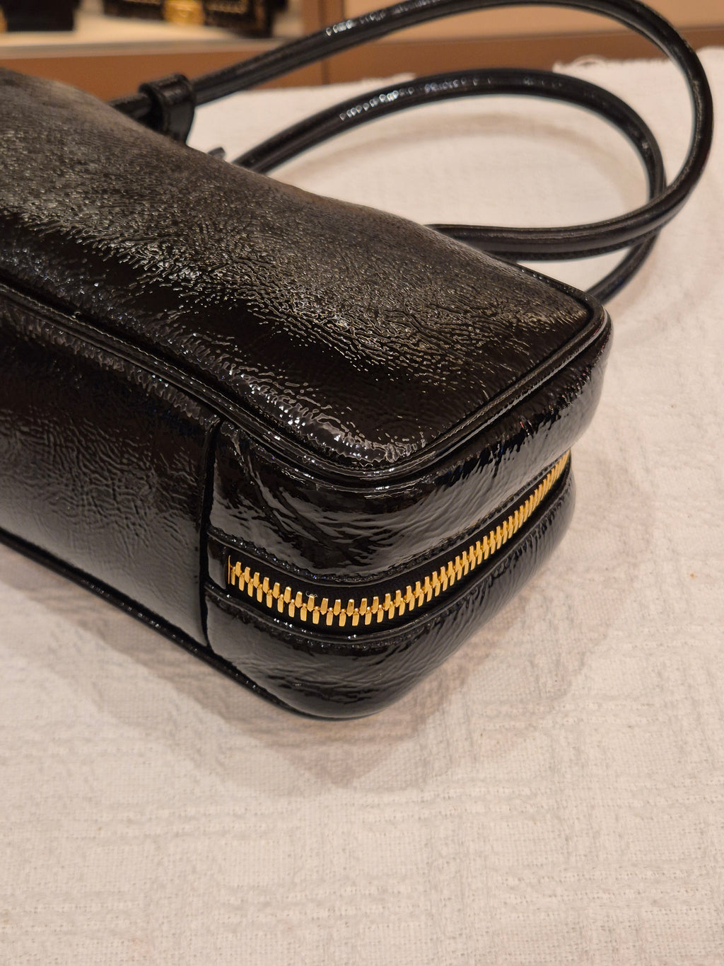 Miu Miu Beau Patent Leather Tote
