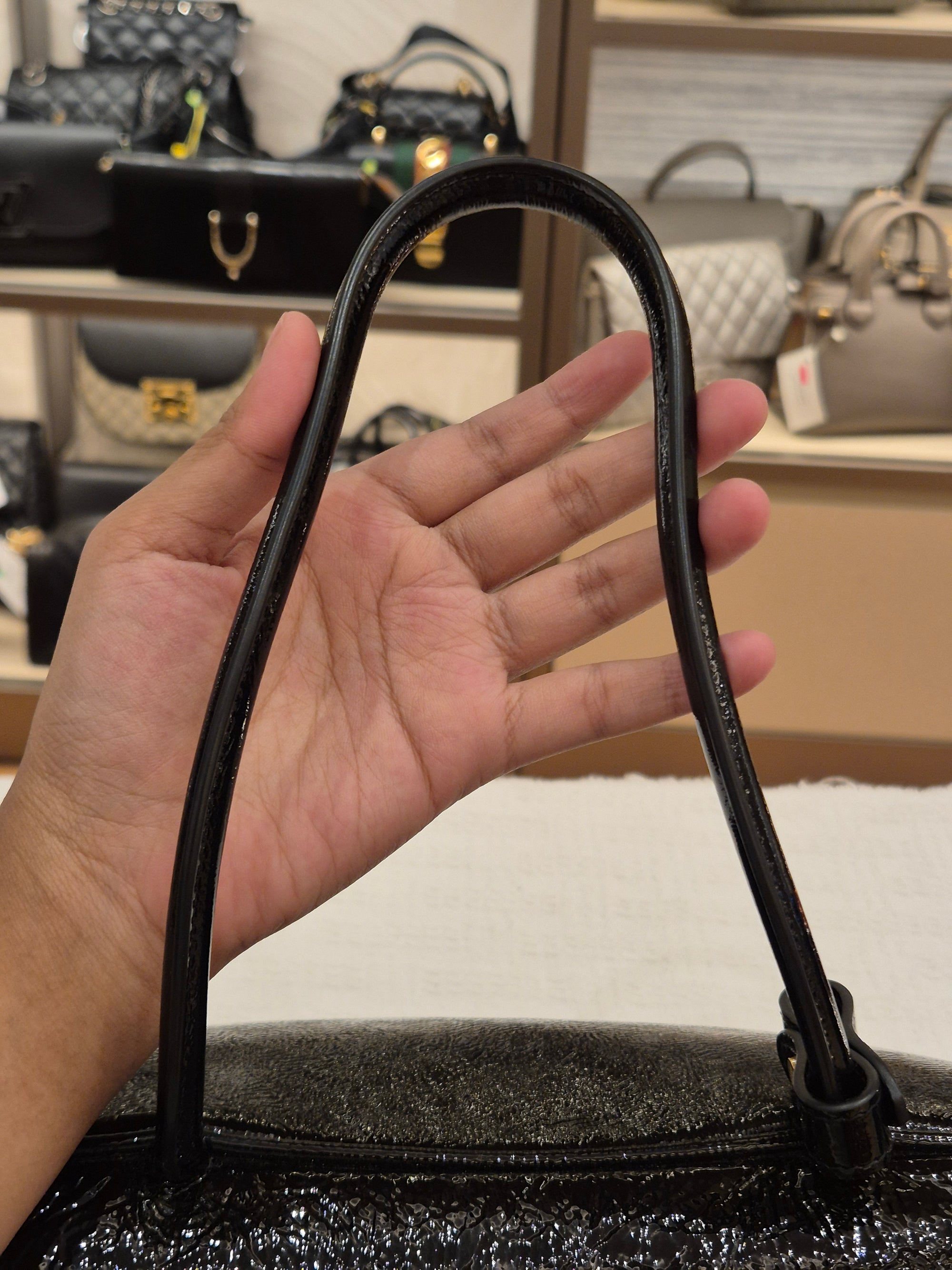 Miu Miu Beau Patent Leather Tote