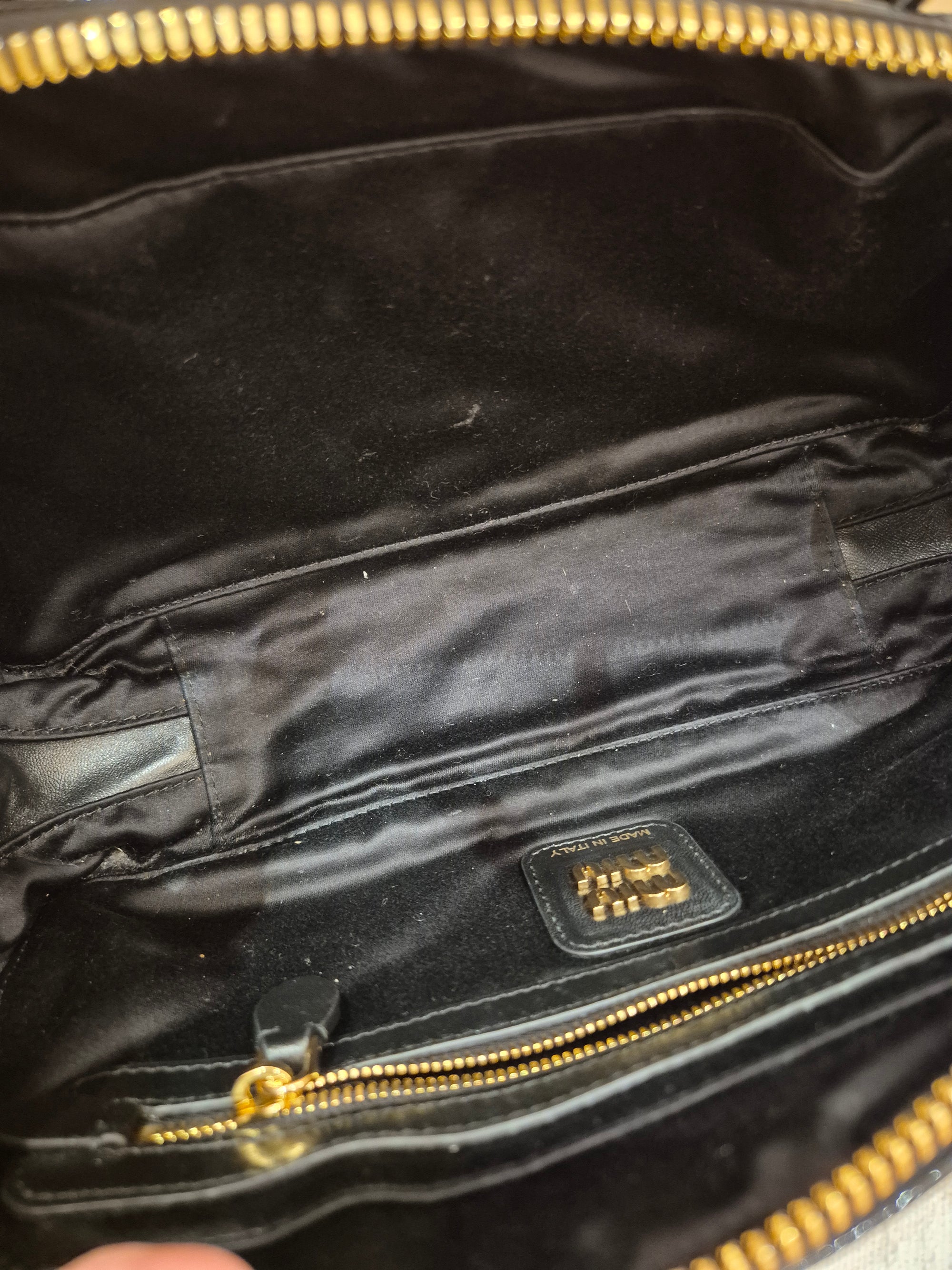 Miu Miu Beau Patent Leather Tote