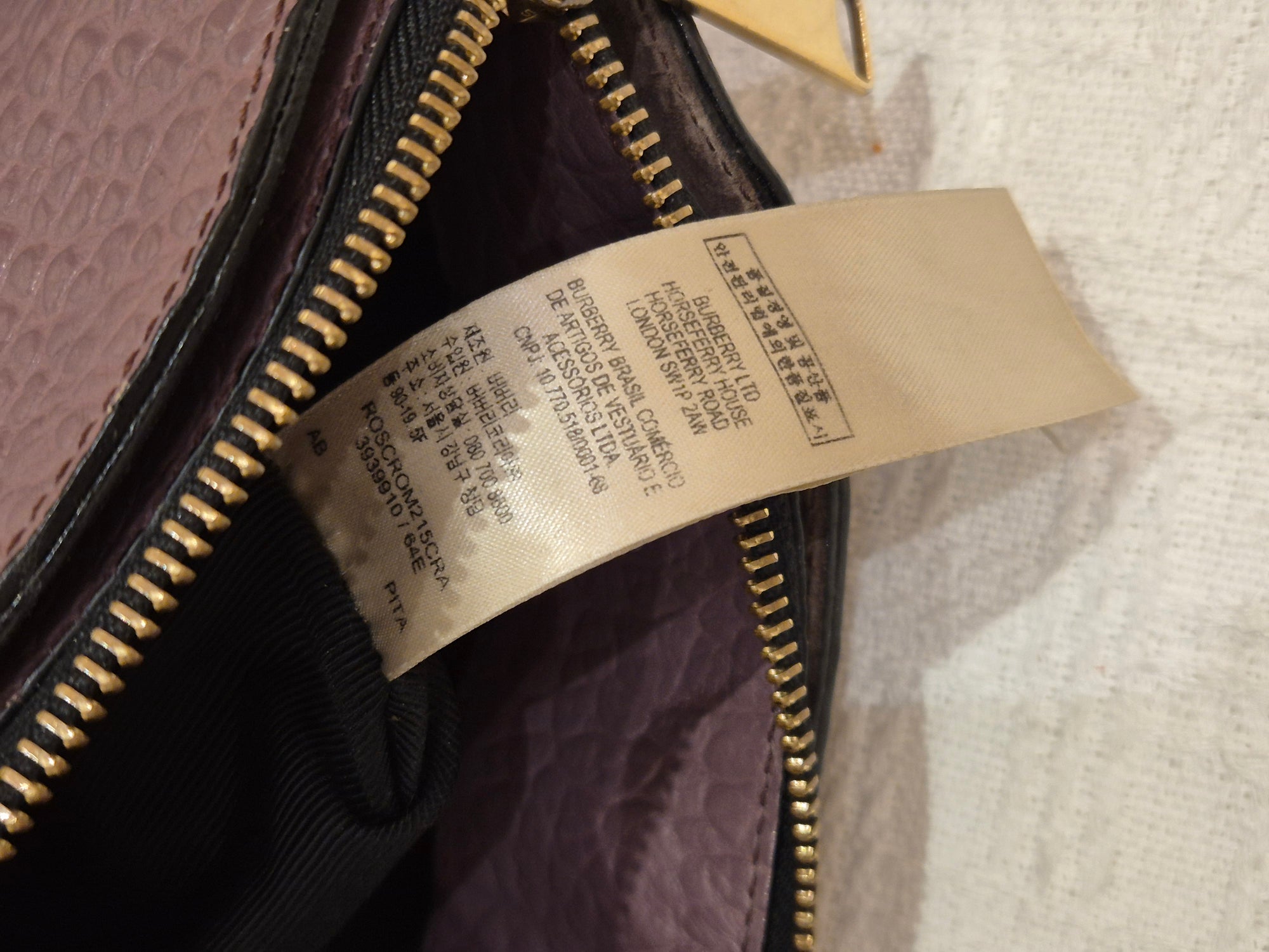 Burberry Chichester Crossbody Violet