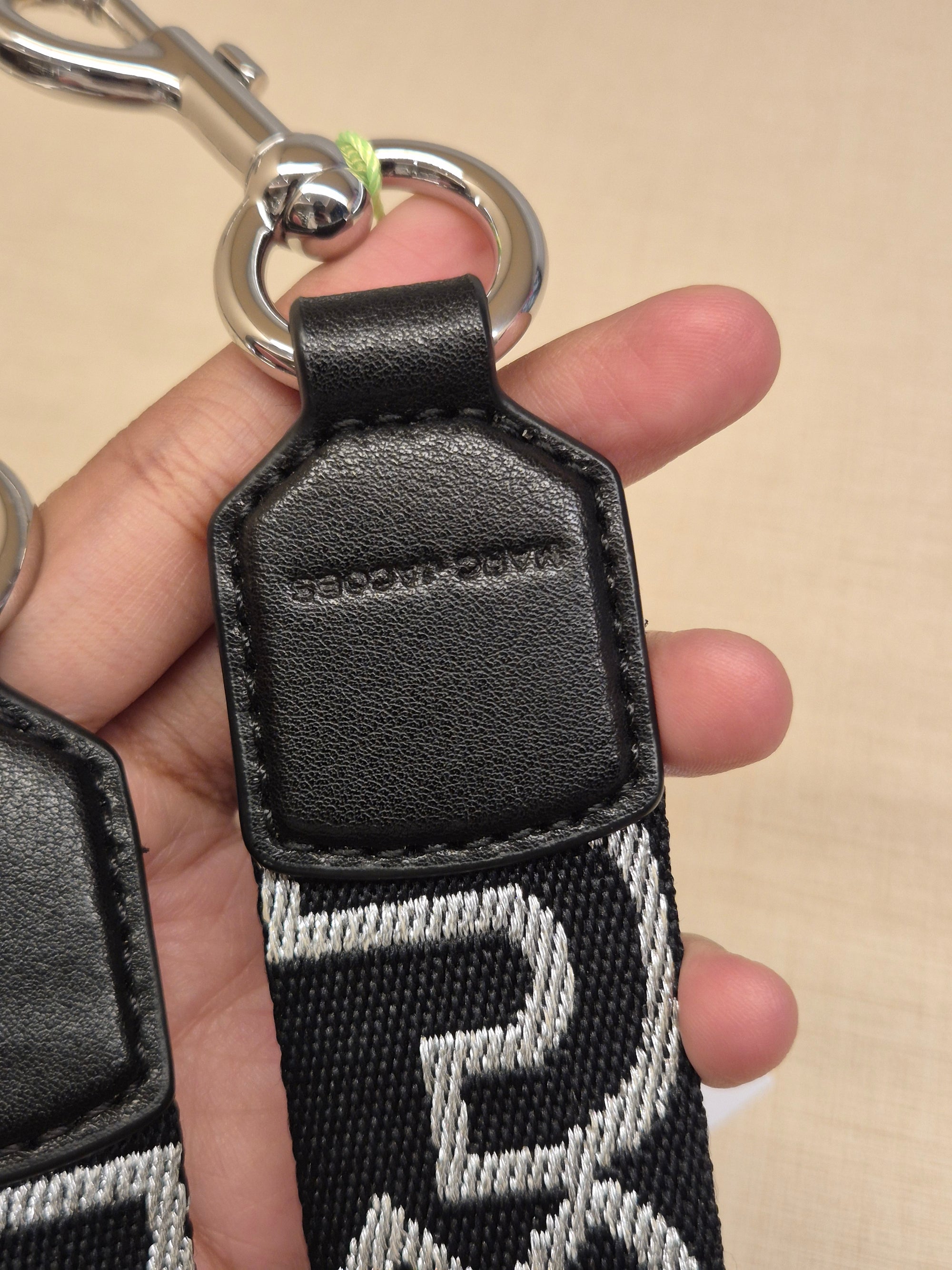 Marc Jacob Strap Black Silver Font