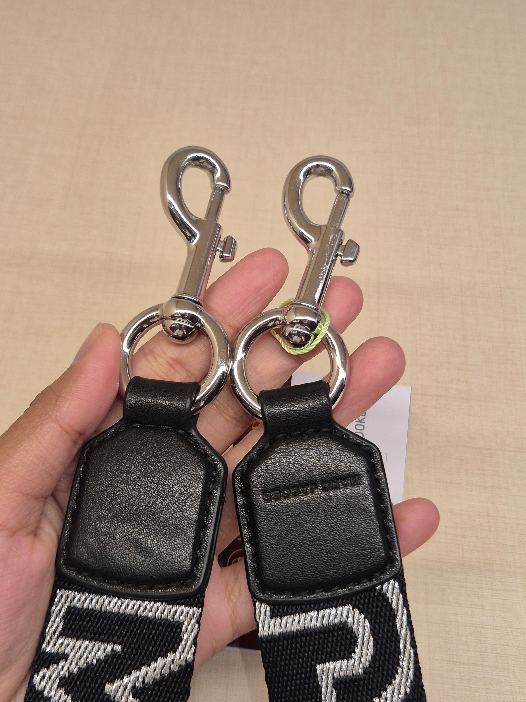 Marc Jacob Strap Black Silver Font