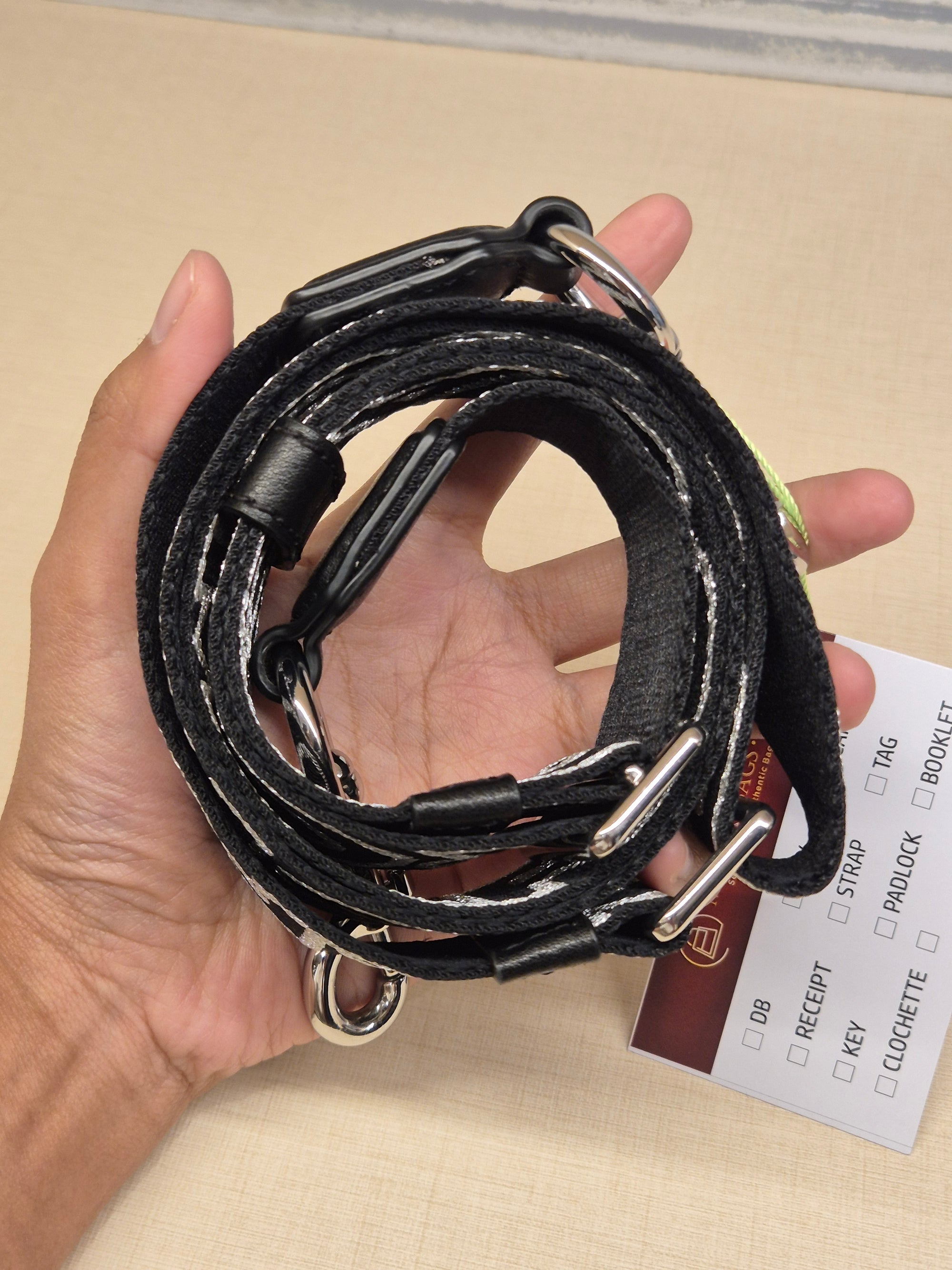 Marc Jacob Strap Black Silver Font