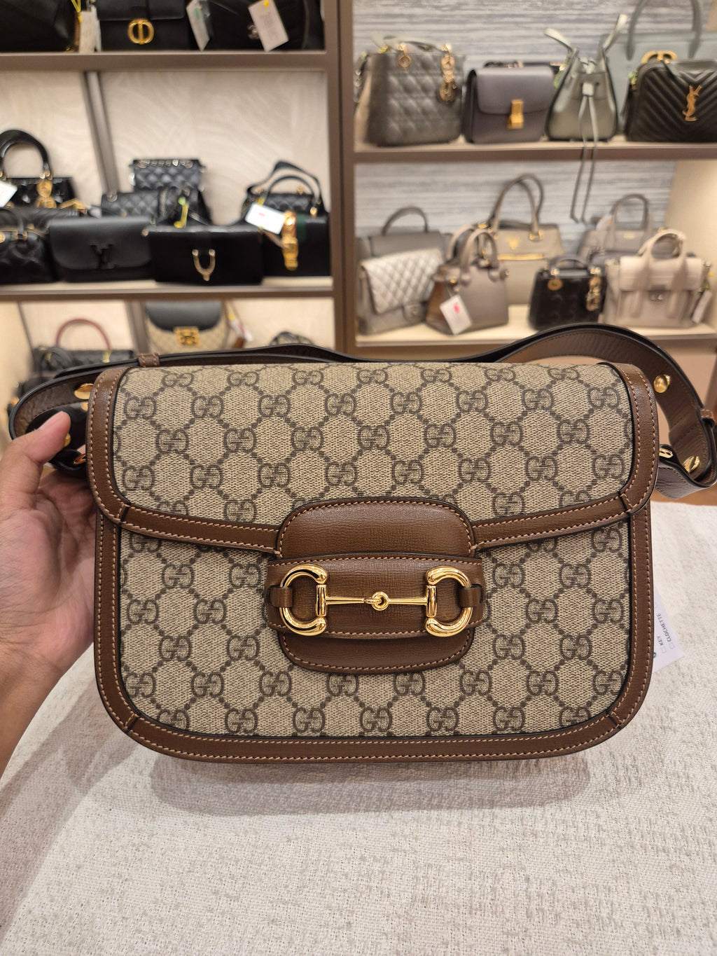Gucci Horsebit Medium Monogram