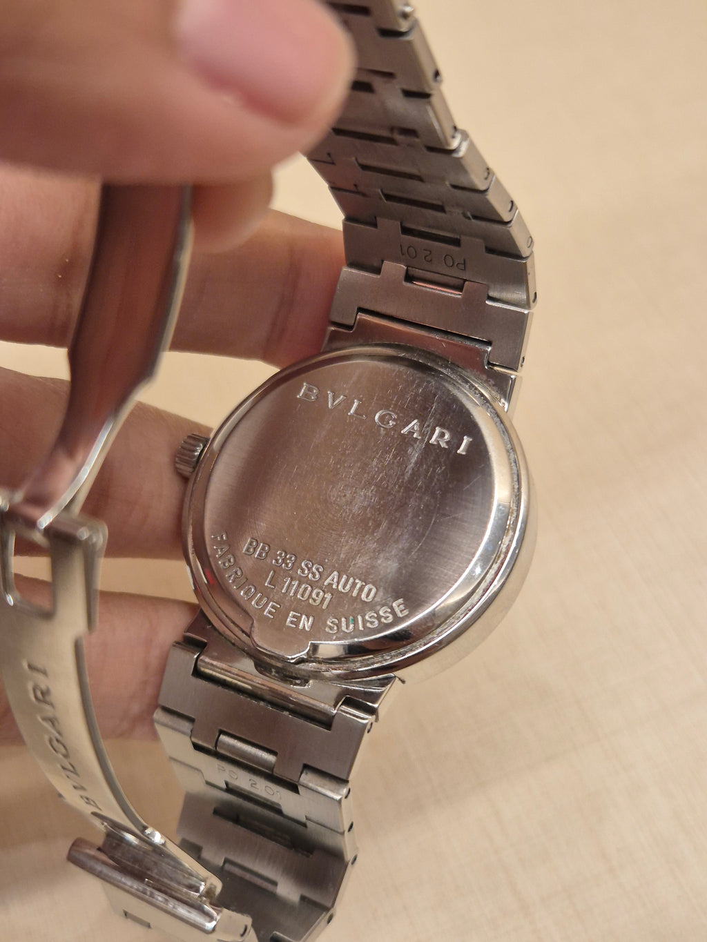 Bvlgari Steel Automatic Dial Black