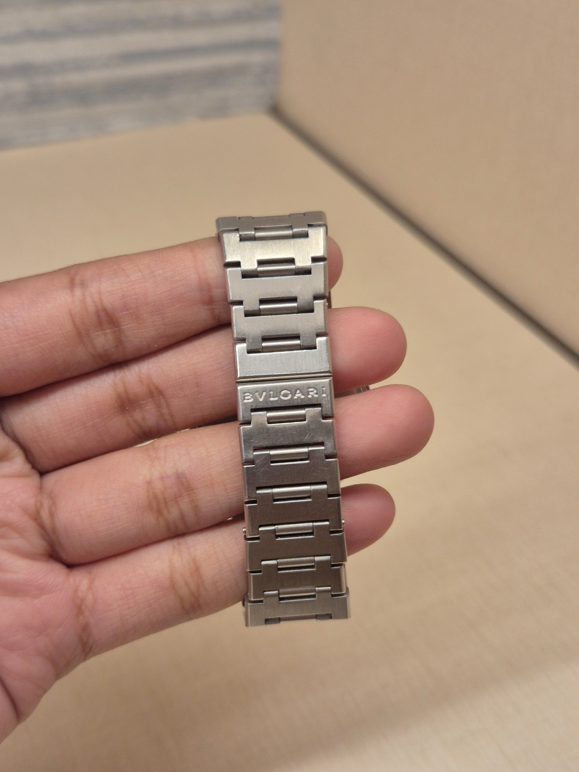 Bvlgari Steel Automatic Dial Black