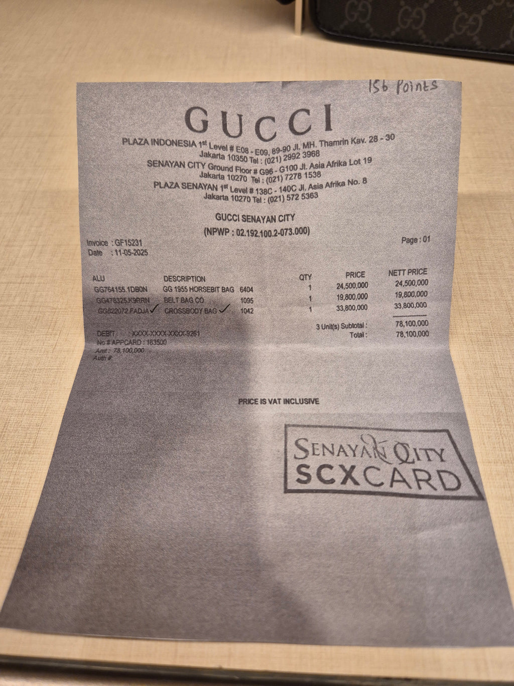 Gucci GG Supreme Camera Bag Monogram