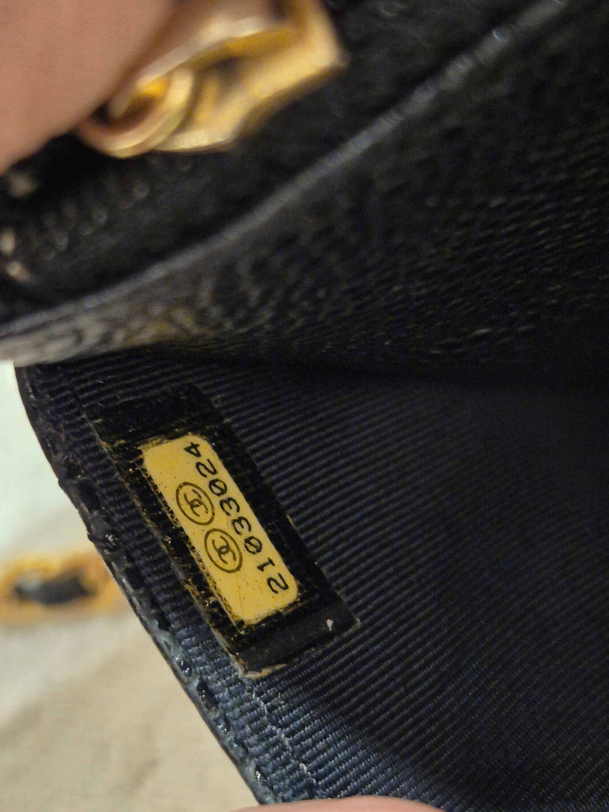 Chanel Wallet On Chain Black