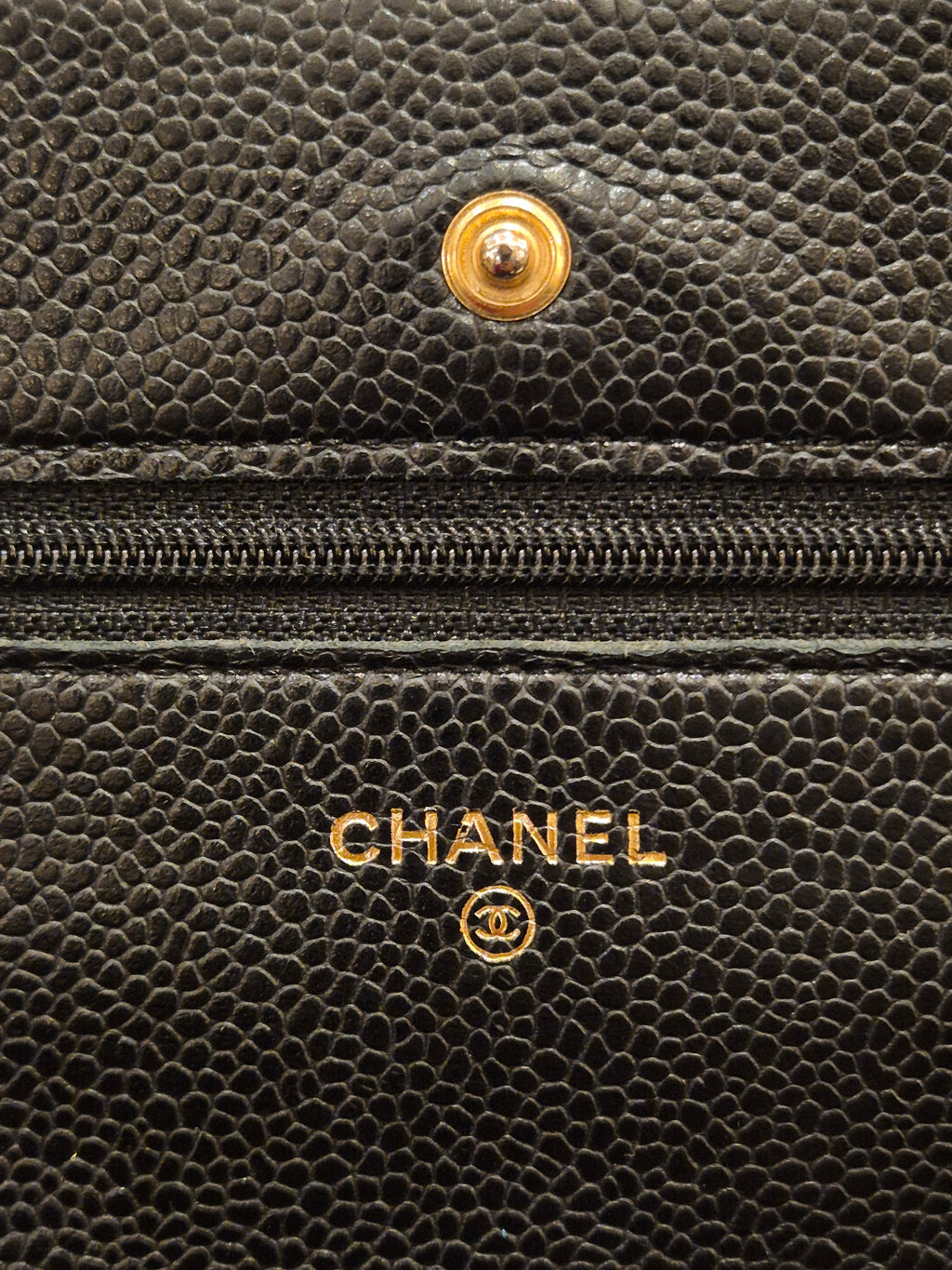 Chanel Wallet On Chain Black
