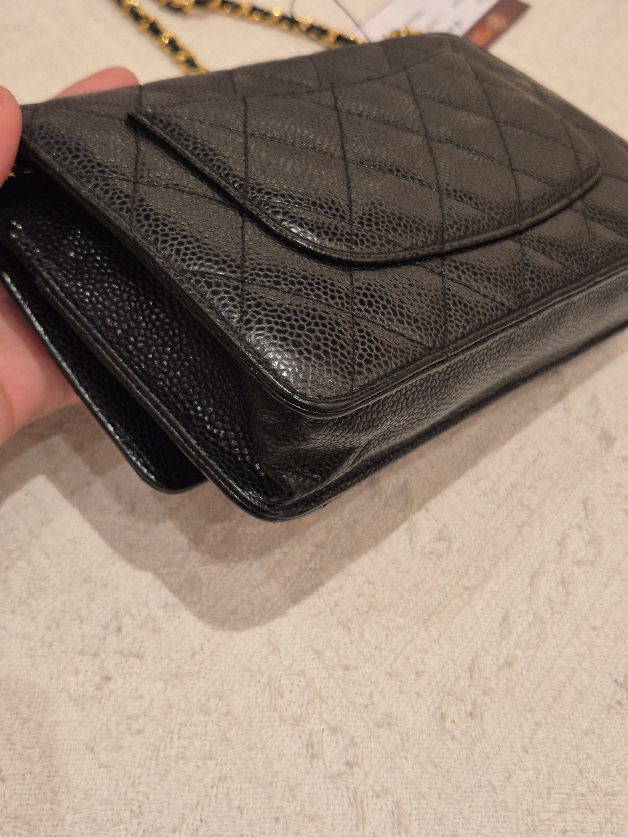 Chanel Wallet On Chain Black