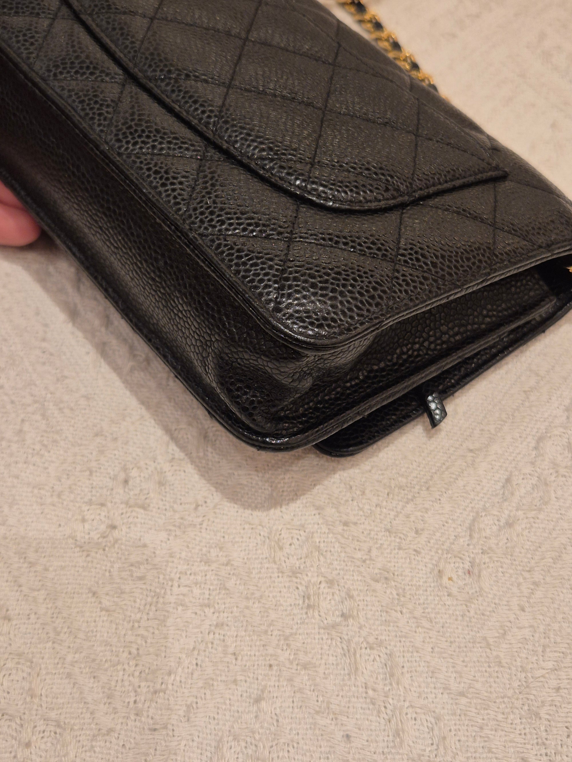 Chanel Wallet On Chain Black