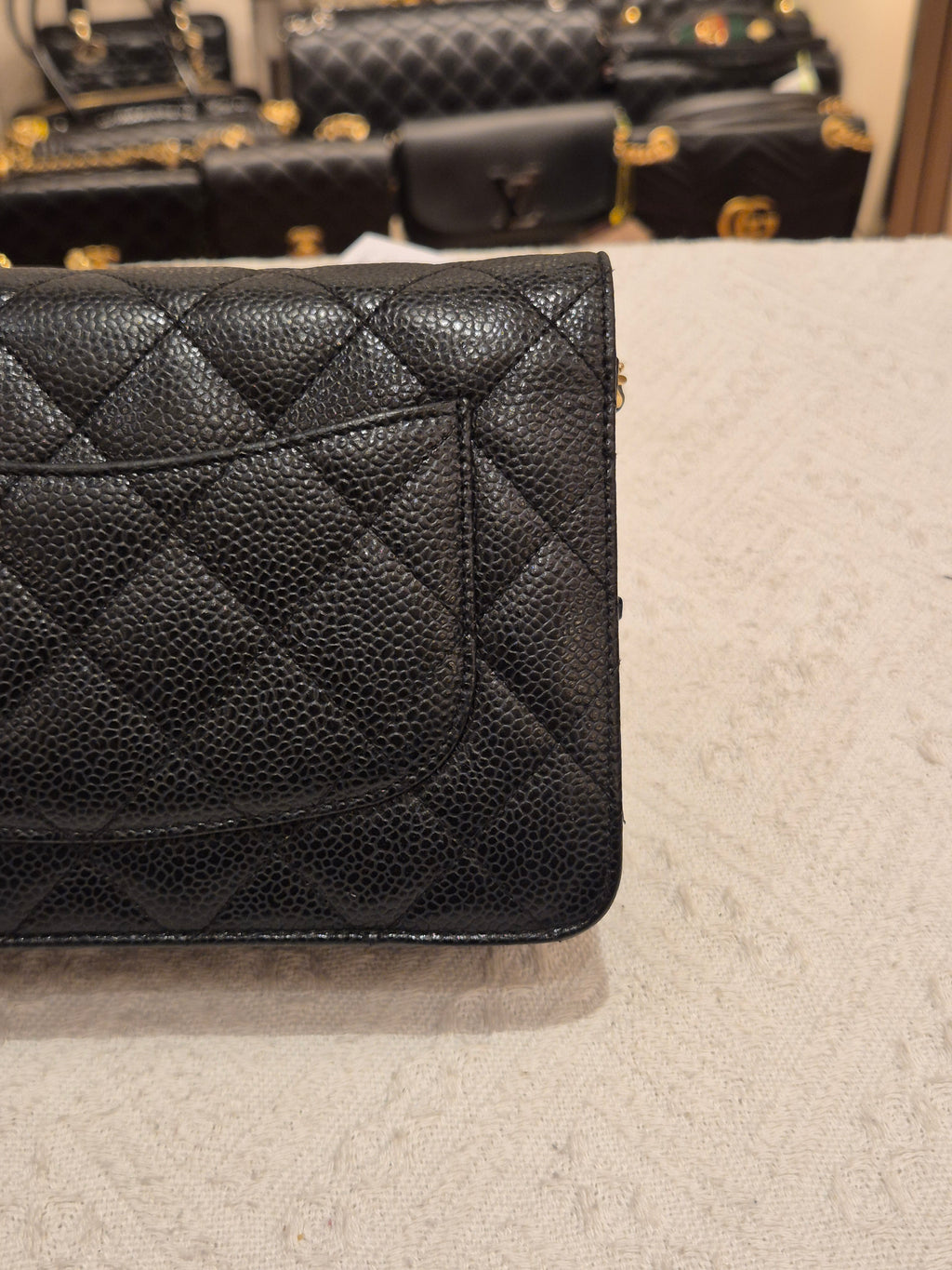 Chanel Wallet On Chain Black