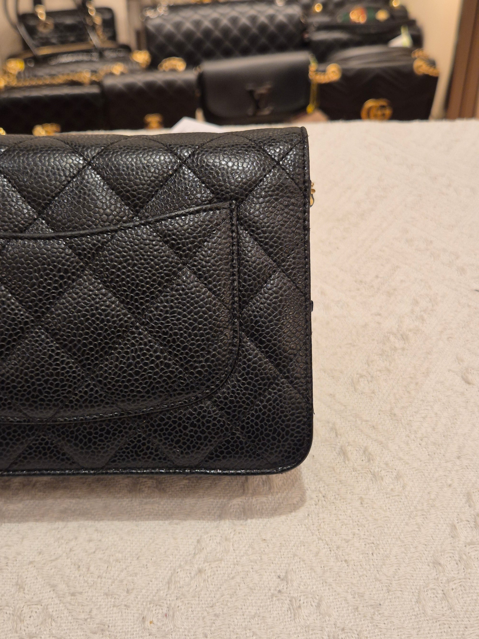 Chanel Wallet On Chain Black
