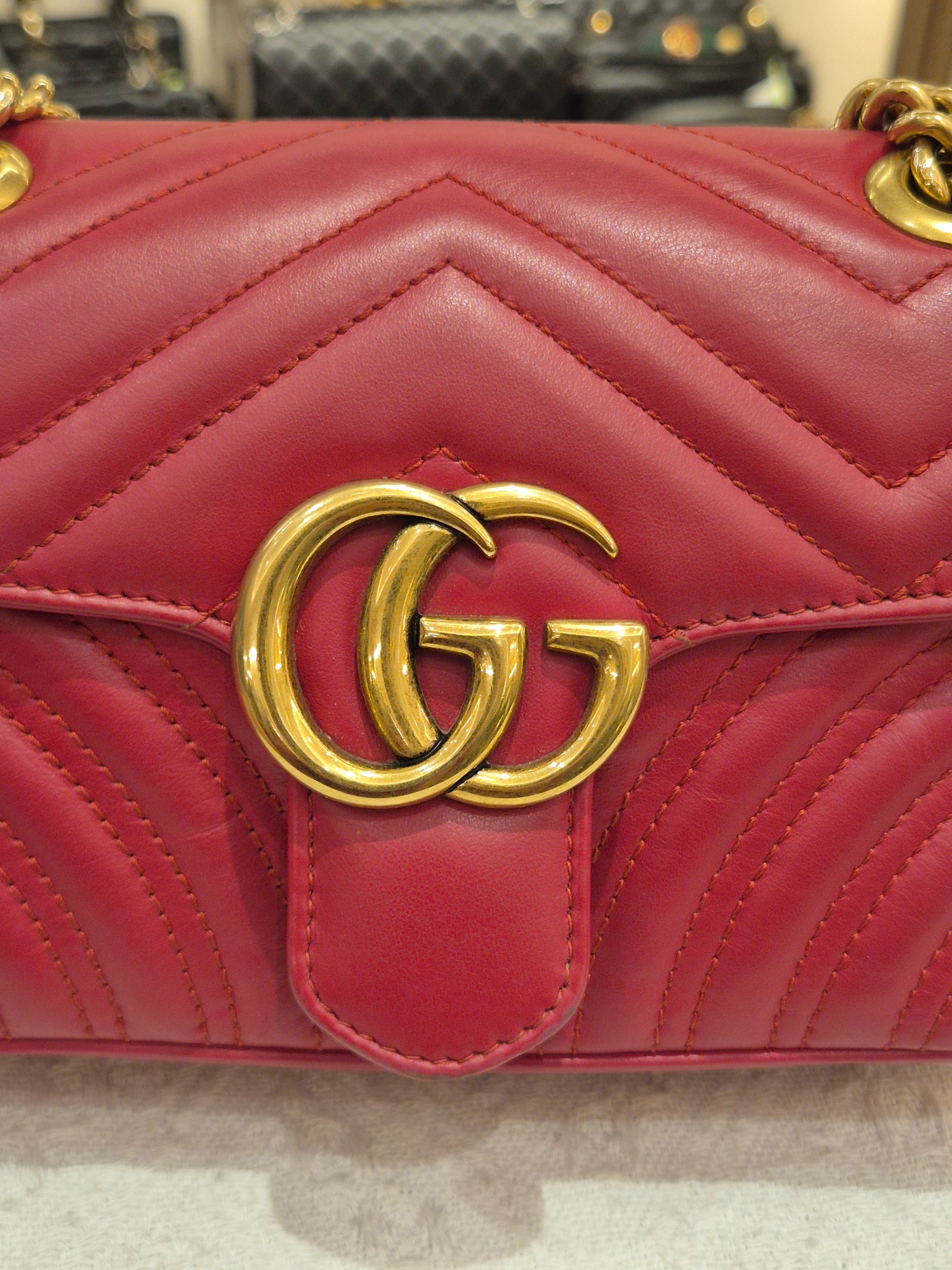 Gucci Marmont Mini Red