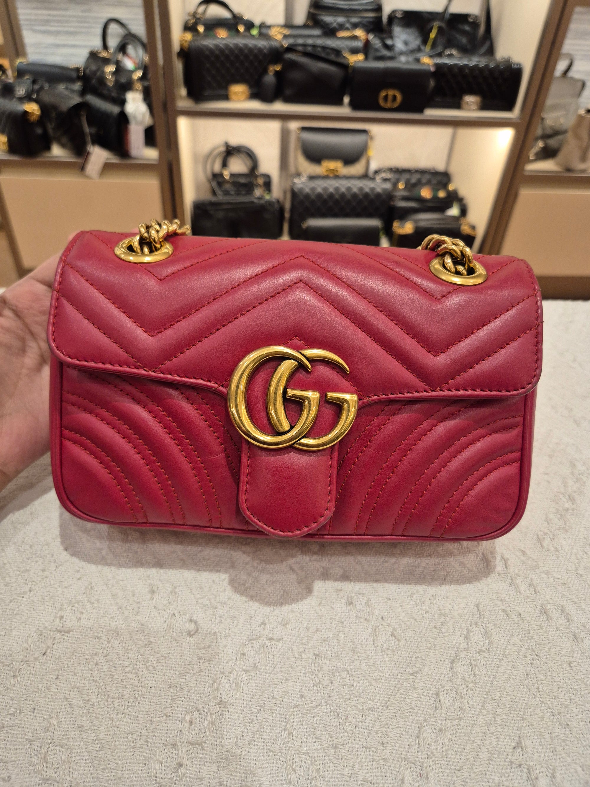 Gucci Marmont Mini Red