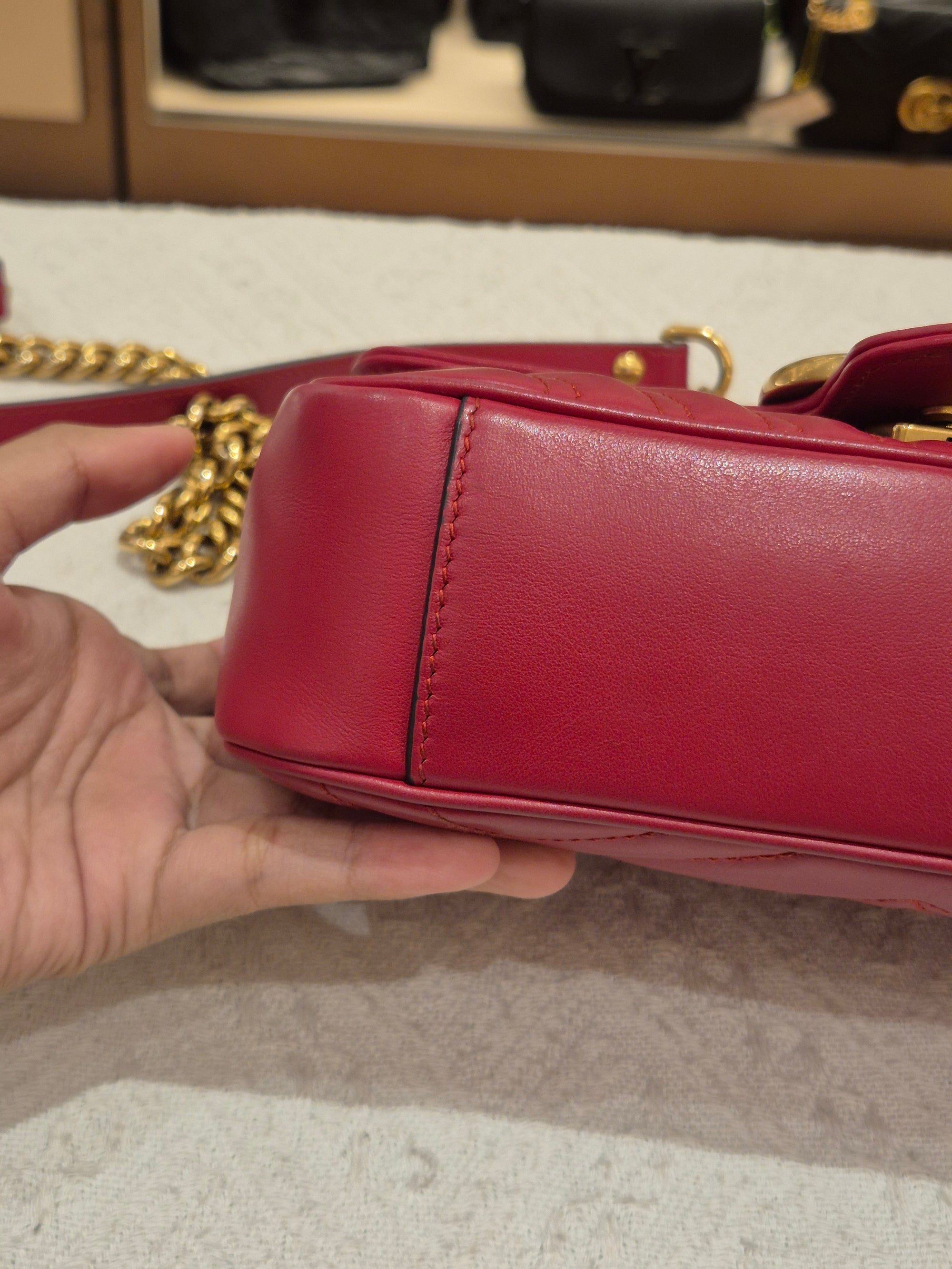 Gucci Marmont Mini Red