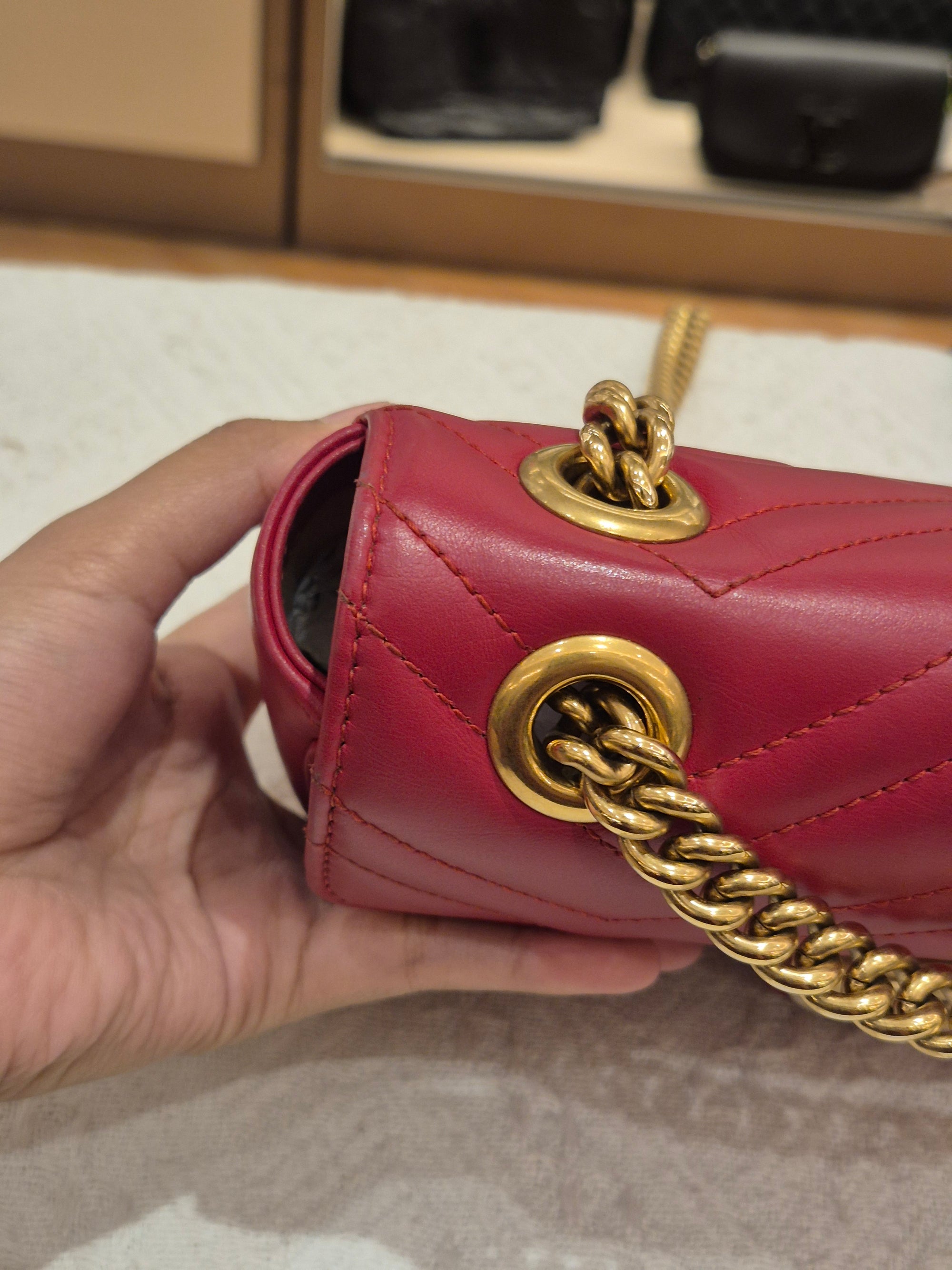 Gucci Marmont Mini Red