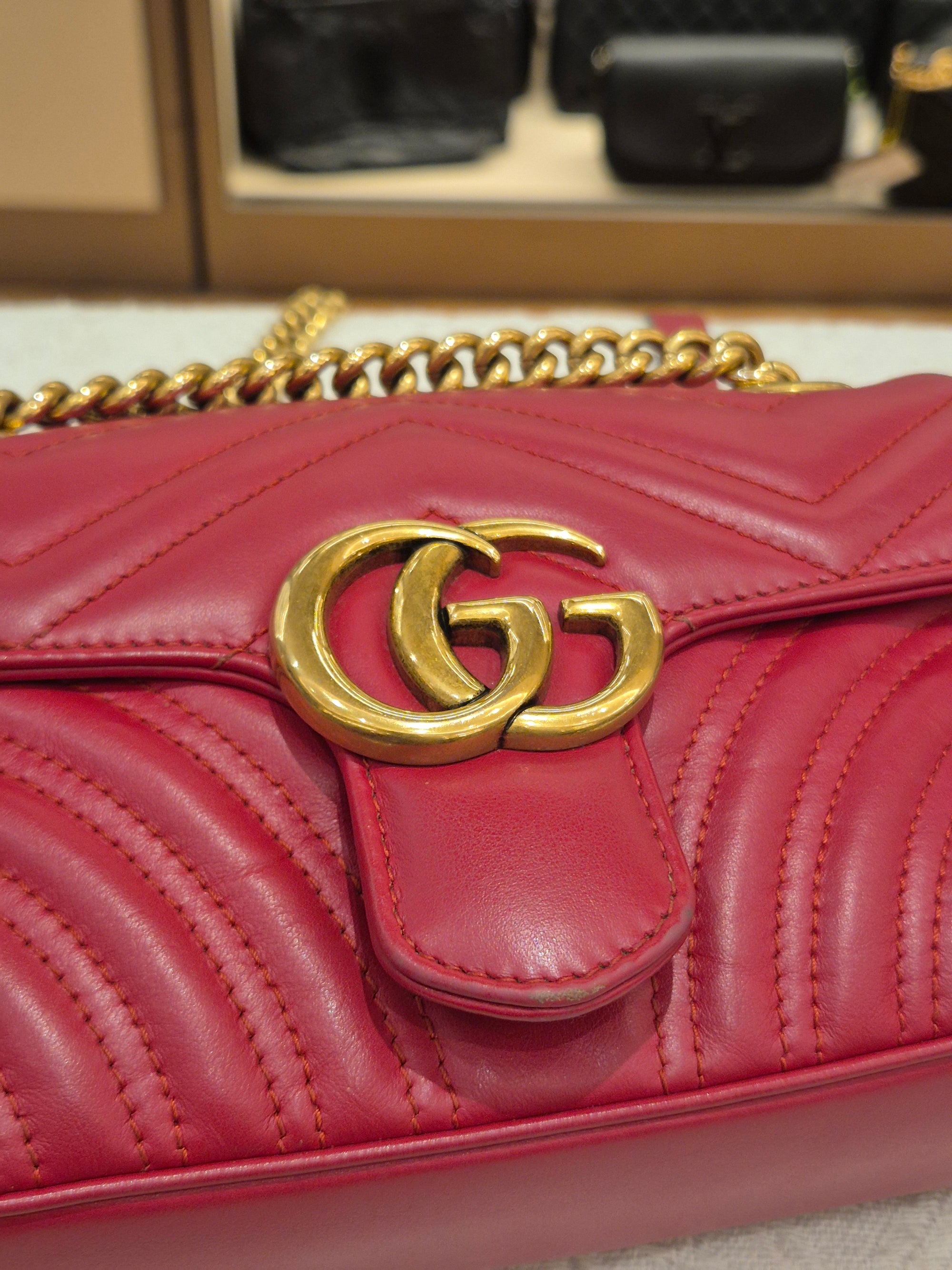 Gucci Marmont Mini Red