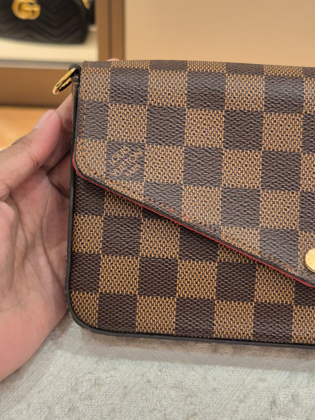 Louis Vuitton Felicie Pochette Damier
