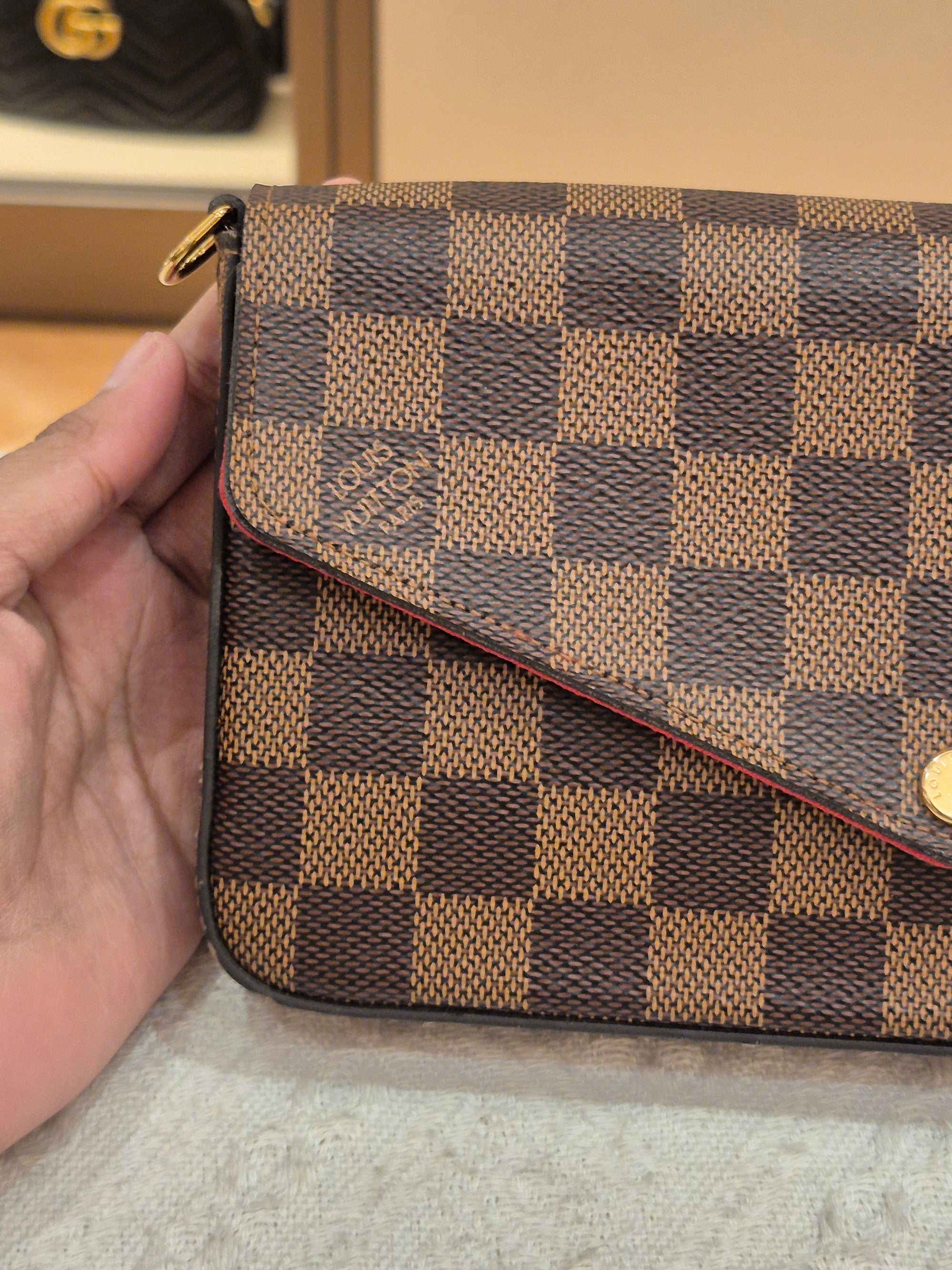 Louis Vuitton Felicie Pochette Damier