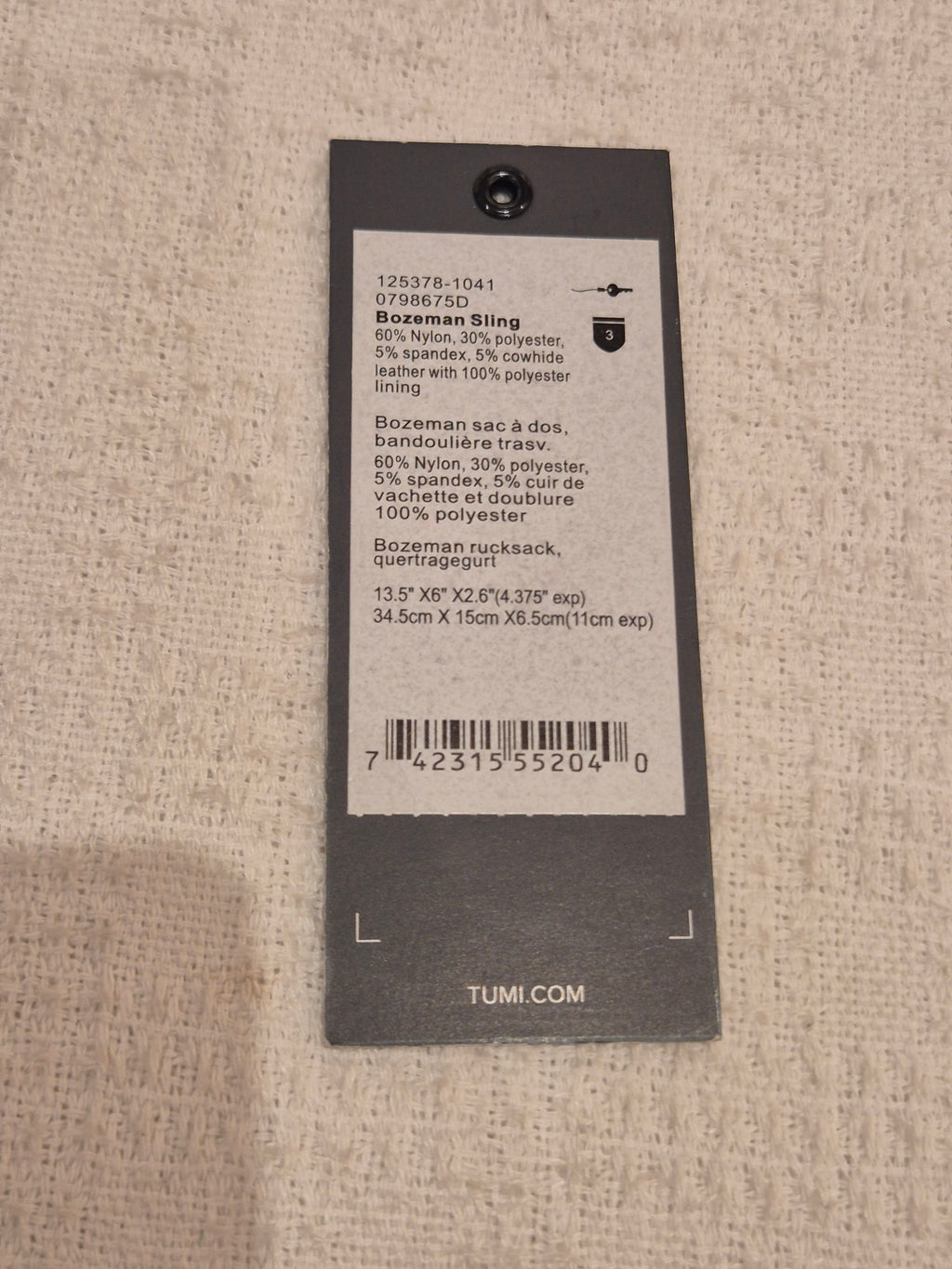 Tumi Tahoe Bozemen Crossbody