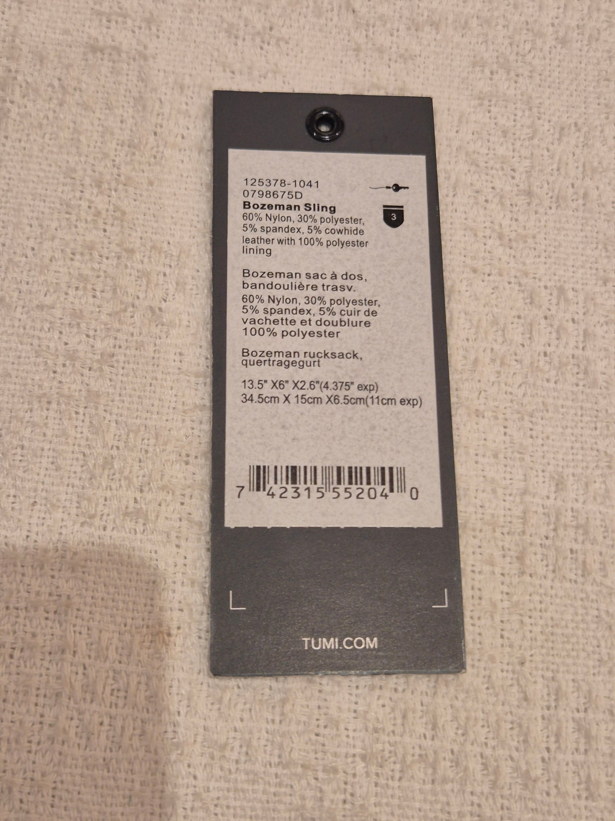 Tumi Tahoe Bozemen Crossbody