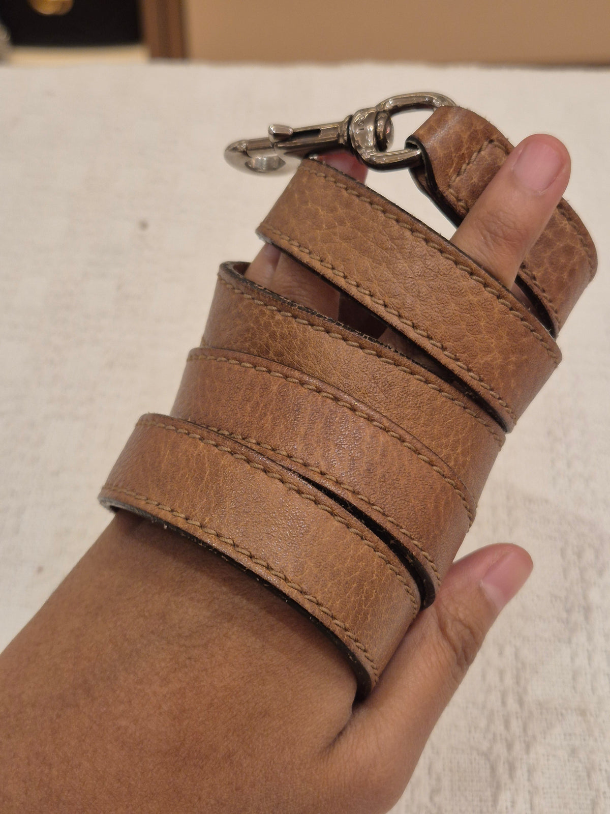Gucci Miss GG Top Handle Brown