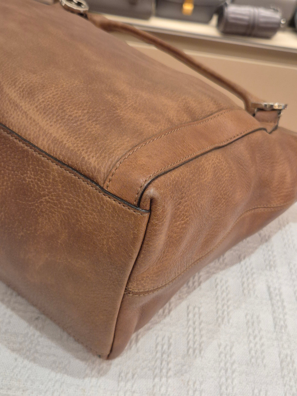 Gucci Miss GG Top Handle Brown