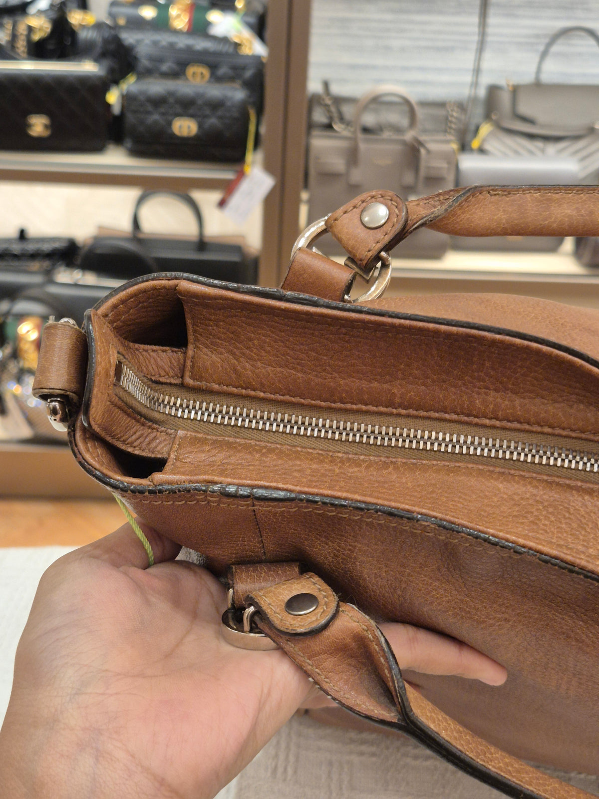 Gucci Miss GG Top Handle Brown