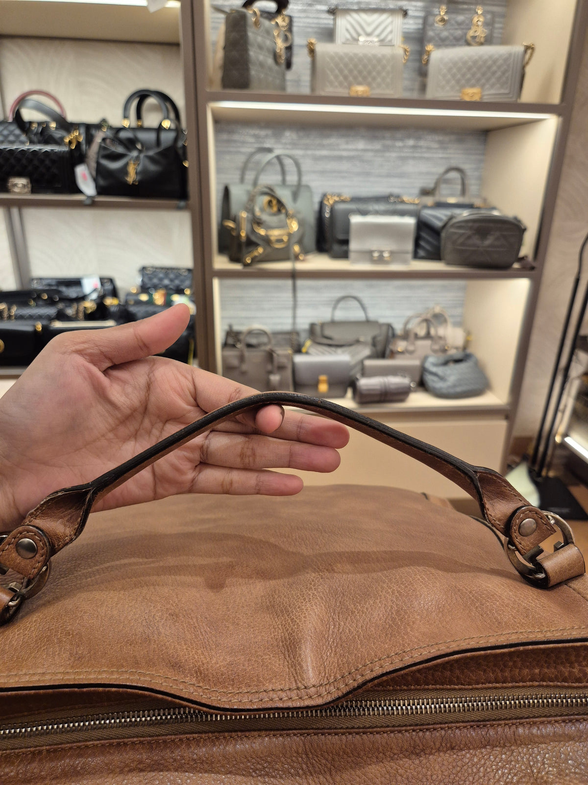 Gucci Miss GG Top Handle Brown