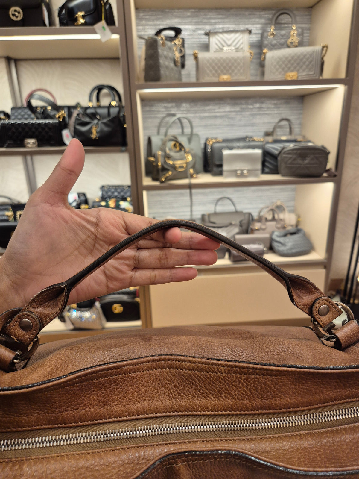 Gucci Miss GG Top Handle Brown