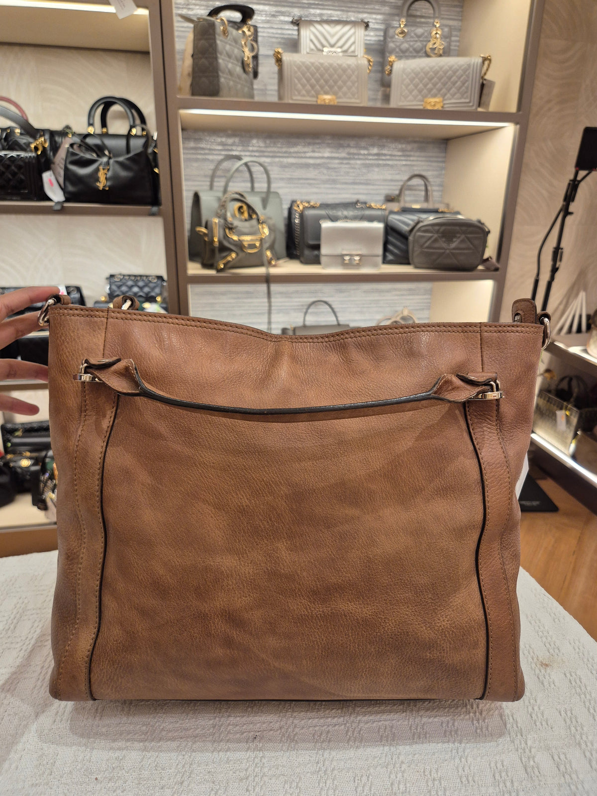Gucci Miss GG Top Handle Brown