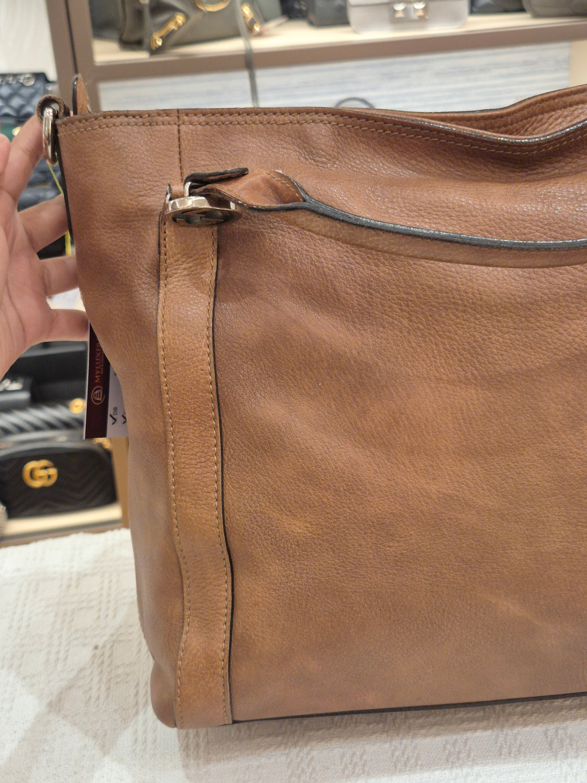 Gucci Miss GG Top Handle Brown