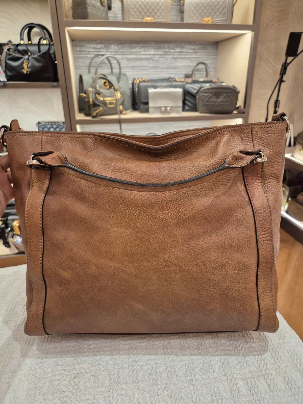 Gucci Miss GG Top Handle Brown